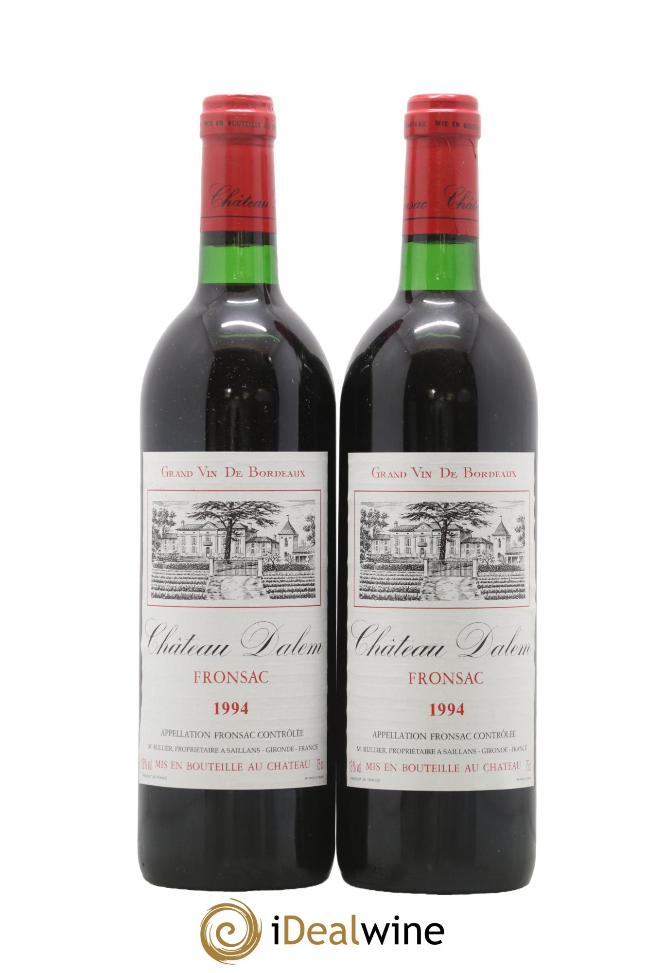 Château Dalem 1994 - Lot of 2 bottles - 0