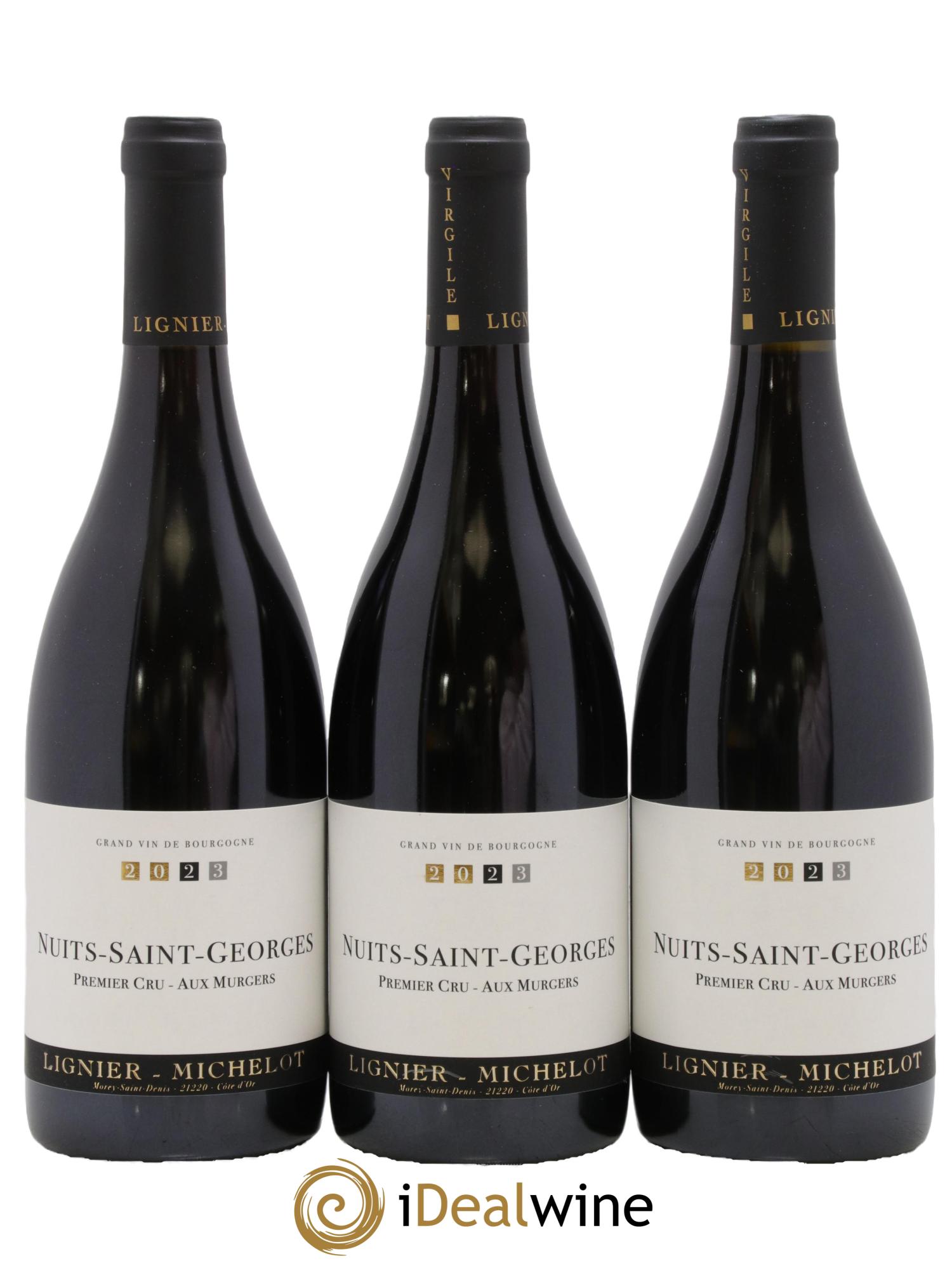 Nuits-Saint-Georges 1er Cru Aux Murgers Domaine Lignier-Michelot 2023 - Lot of 3 bottles - 0