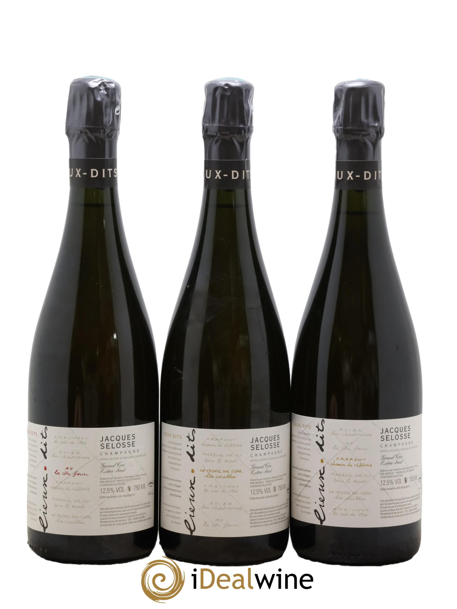 Caisse Collection Lieux-dits Jacques Selosse - Lot of 6 bottles - 2