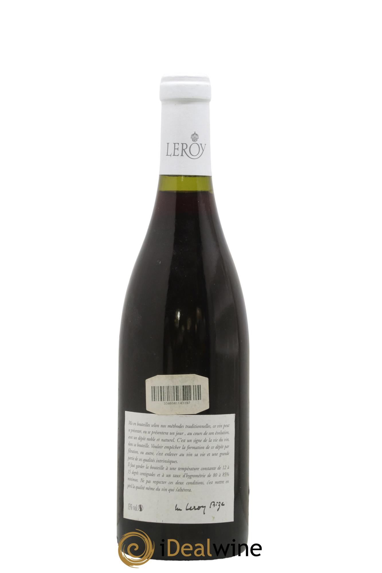 Chassagne-Montrachet Leroy SA 2002 - Lot of 1 bottle - 1