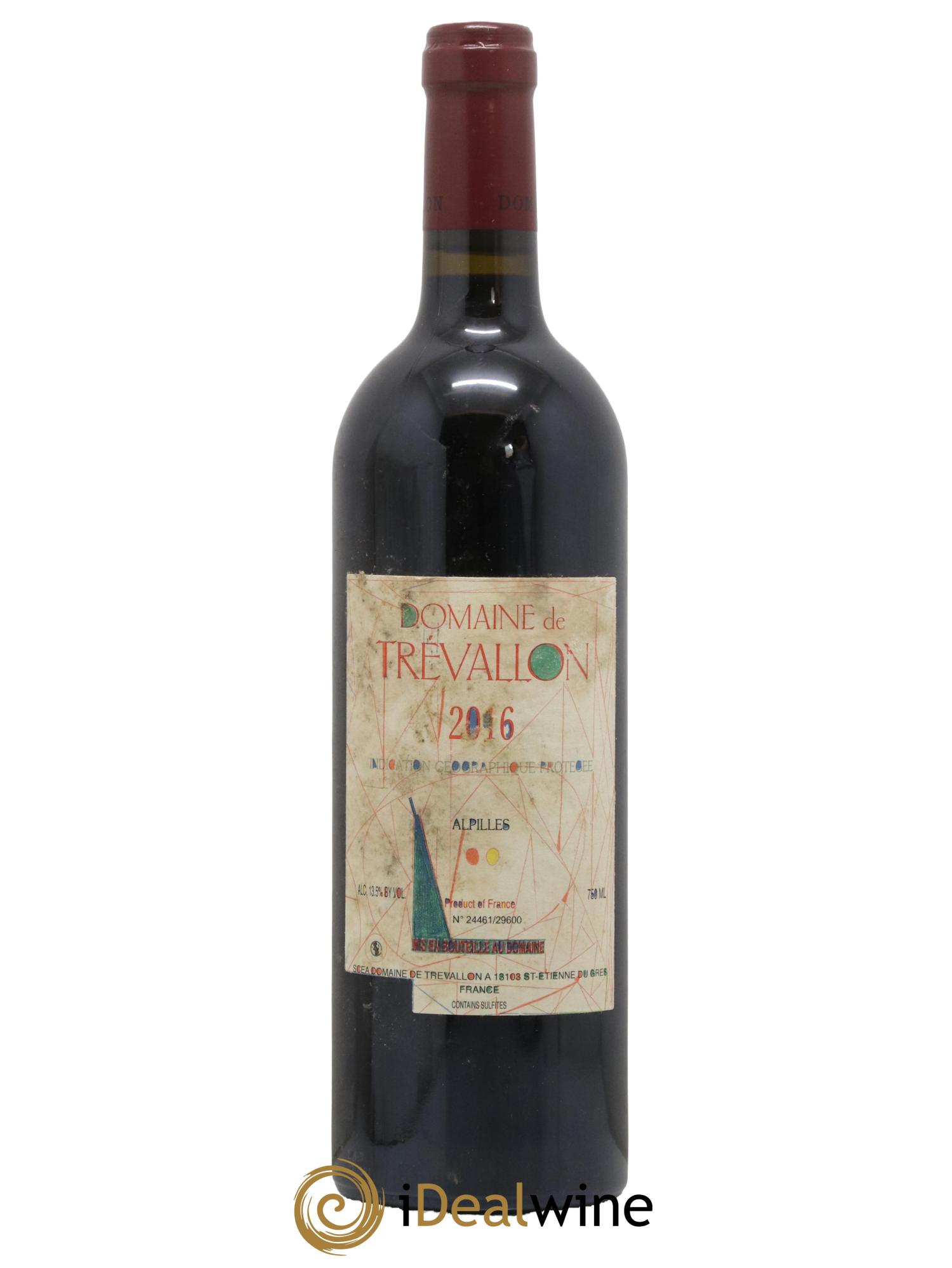 Alpilles Trévallon (Domaine de) Eloi Dürrbach 2016 - Lot de 1 bouteille - 0