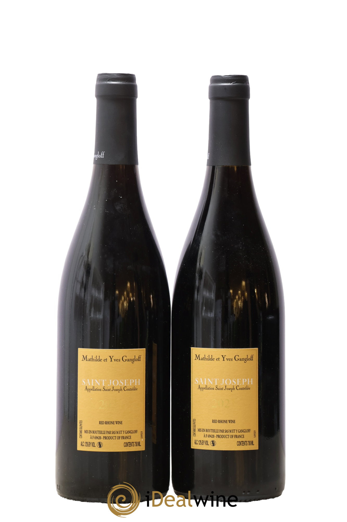 Saint-Joseph Gangloff (Domaine) 2021 - Lotto di 2 bottiglie - 1