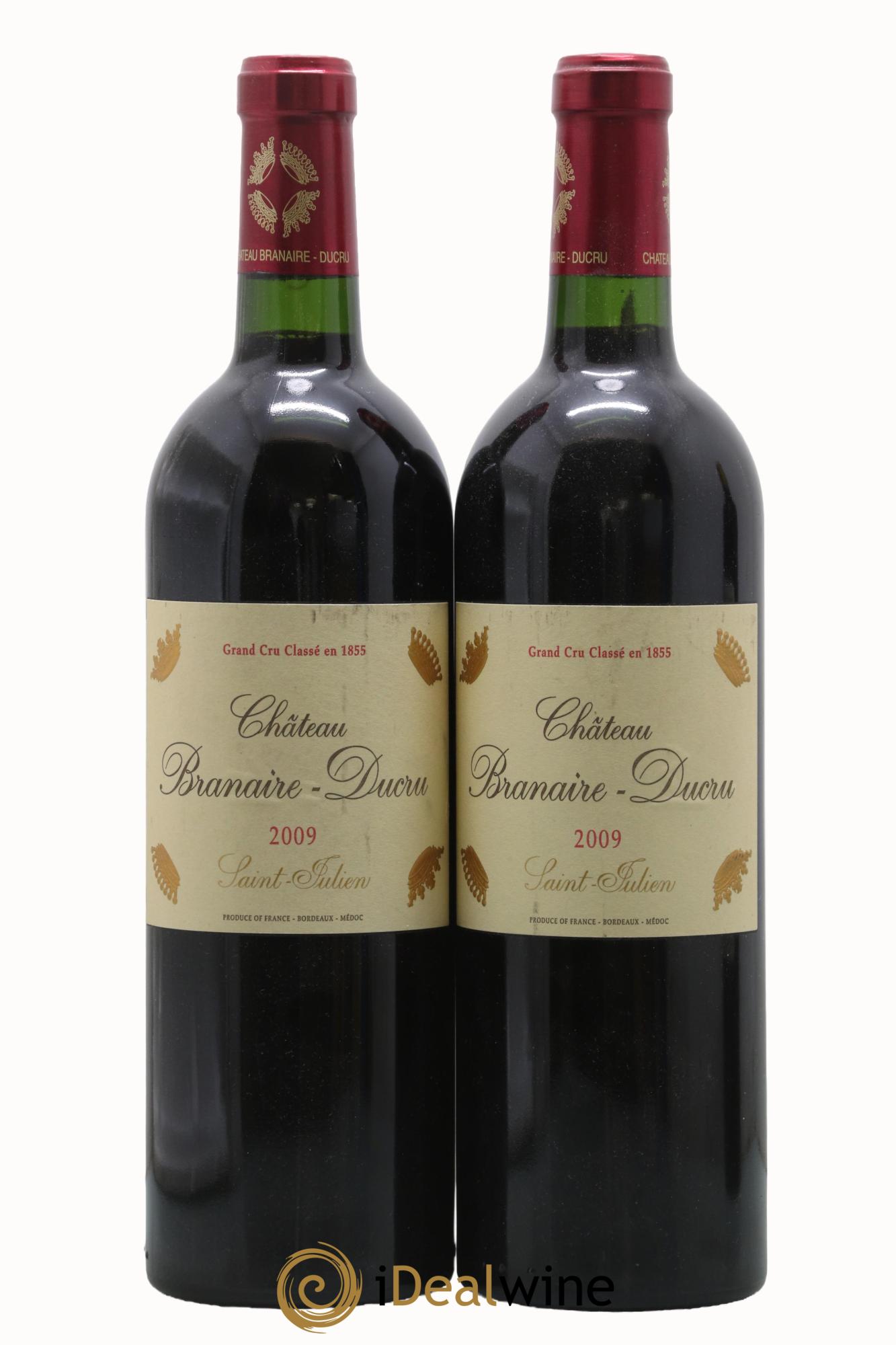 Château Branaire Ducru 4ème Grand Cru Classé 2009 - Lot of 2 bottles - 0