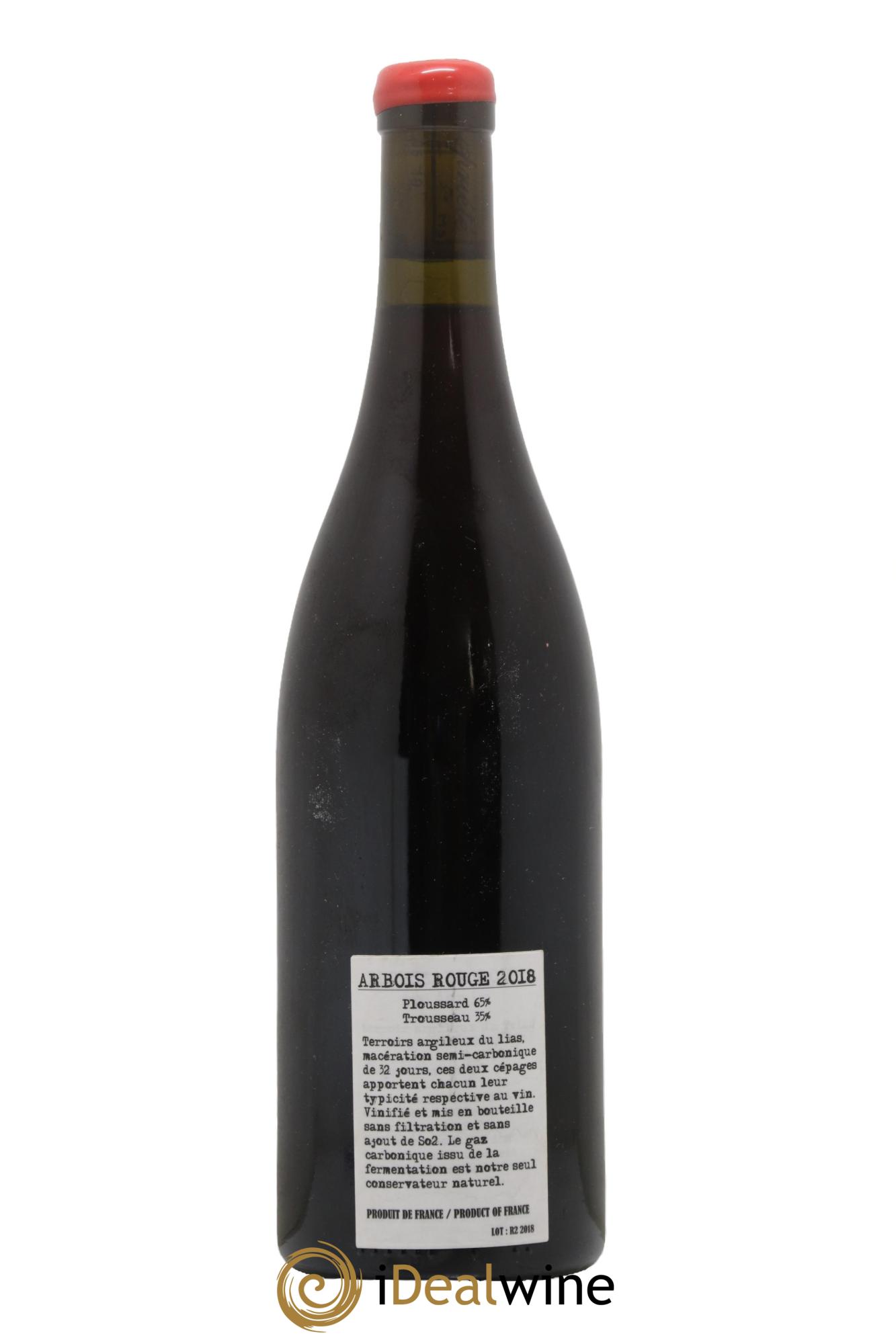 Arbois Ploussard Trousseau Adeline Houillon & Renaud Bruyère 2018 - Lot de 1 bouteille - 1