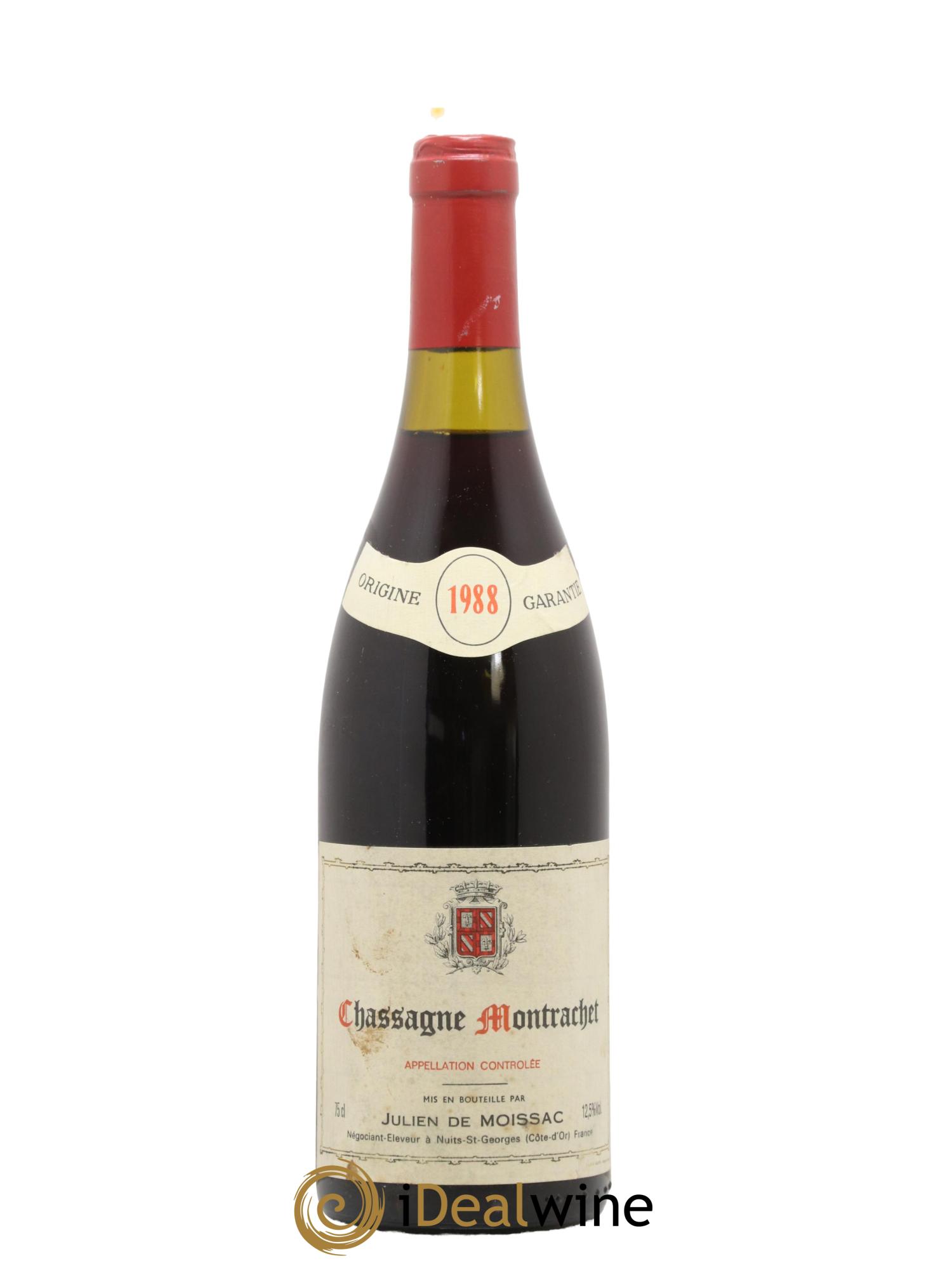Chassagne-Montrachet Julien De Moissac 1988 - Lot de 1 bouteille - 0