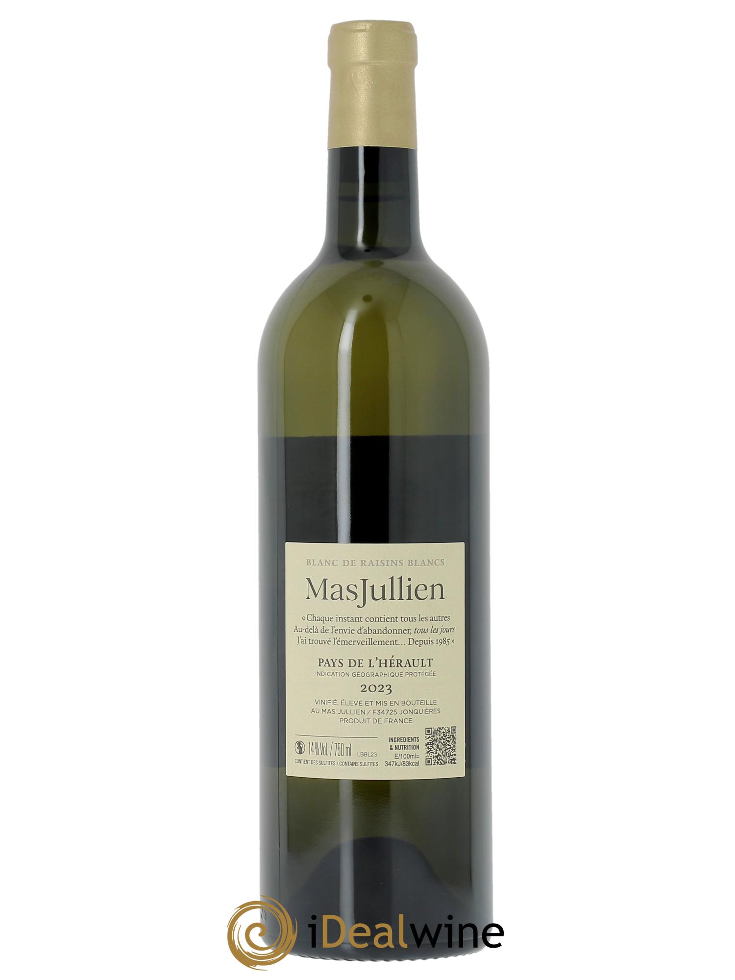 IGP Pays d'Hérault Mas Jullien Olivier Jullien  2023 - Lot de 1 bouteille - 1