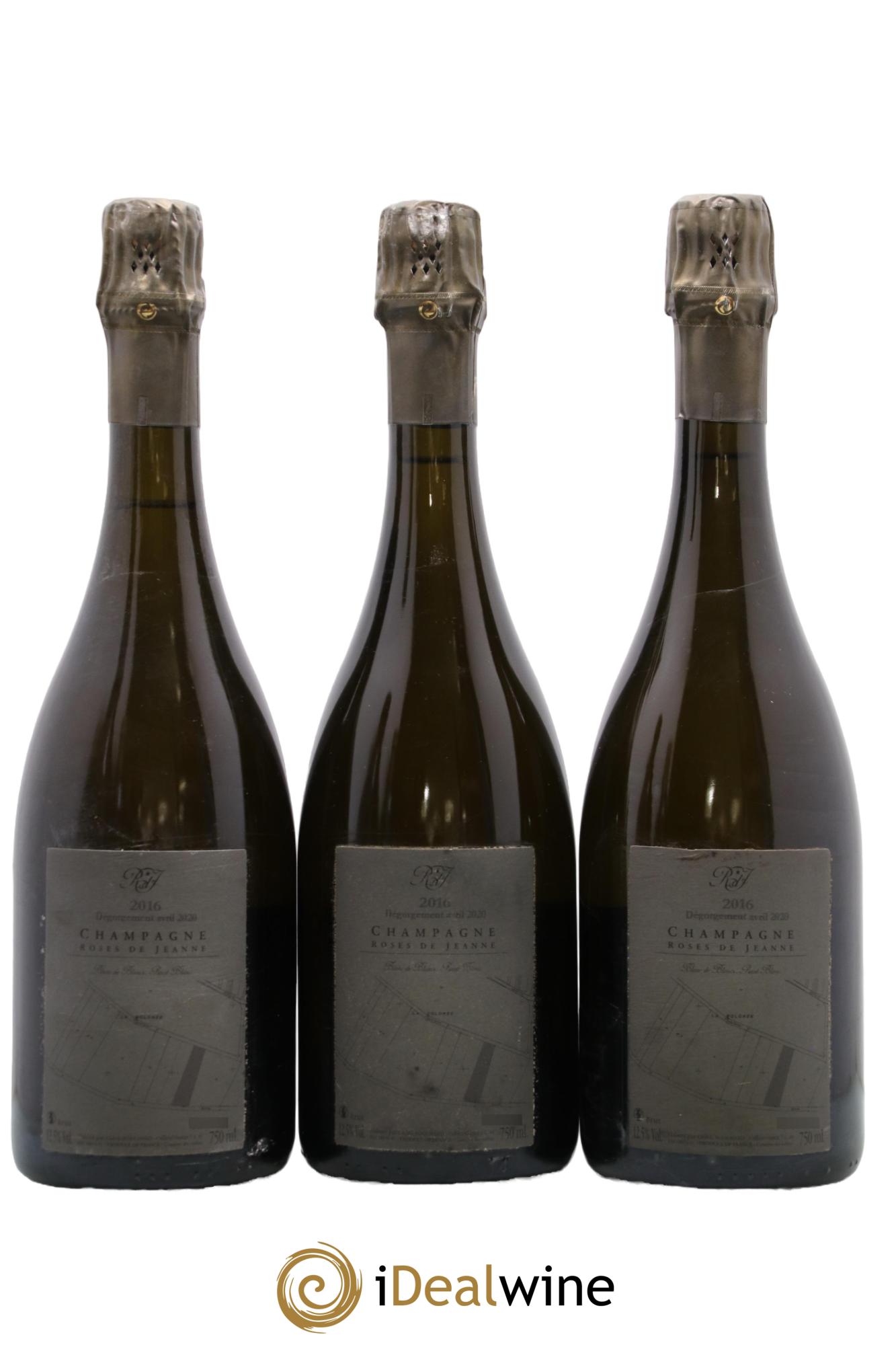 Roses de Jeanne La Bolorée Cédric Bouchard 2016 - Lotto di 3 bottiglie - 1