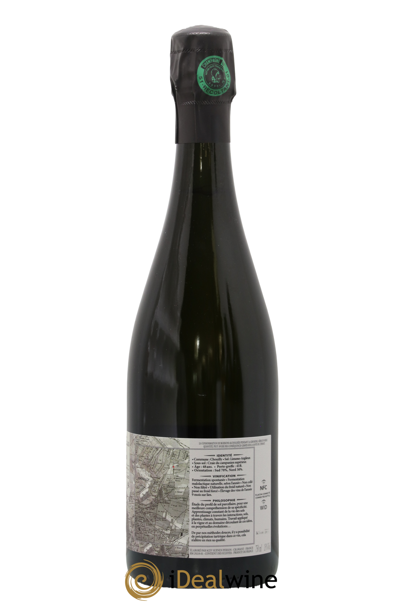 Grand Cru Extra-Brut Blanc de Blancs Le Mont-Aigu Suenen 2019 - Lot de 1 bouteille - 1