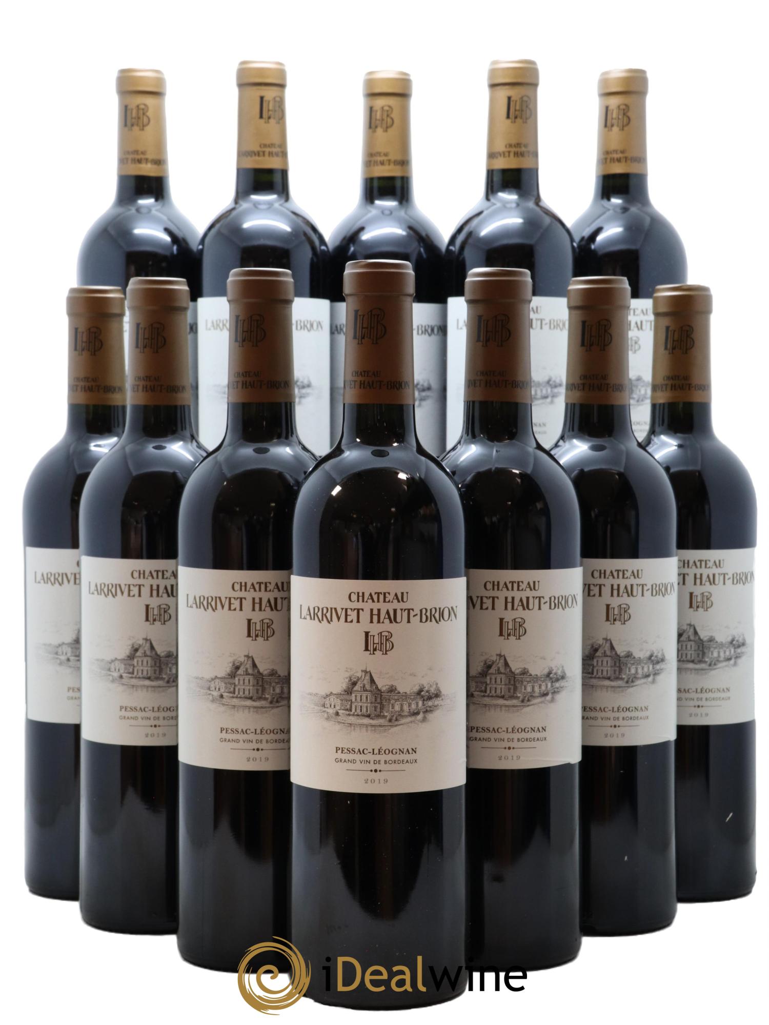 Château Larrivet Haut-Brion 2019 - Lot de 12 bouteilles - 0