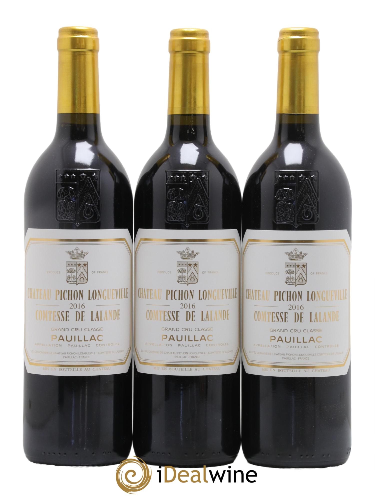 Château Pichon Longueville Comtesse de Lalande 2ème Grand Cru Classé 2016 - Lotto di 6 bottiglie - 2