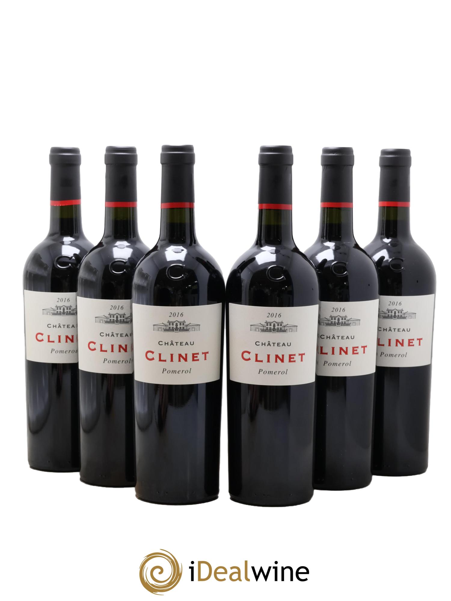Château Clinet 2016 - Lotto di 6 bottiglie - 0