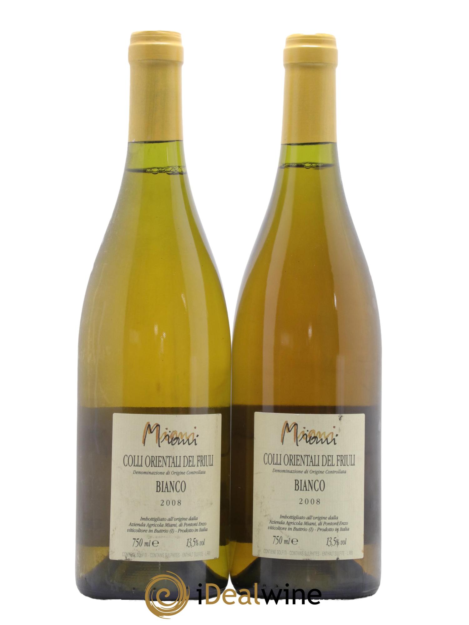 Colli Orientali del Friuli Friulano Miani 2008 - Lot de 2 bouteilles - 1