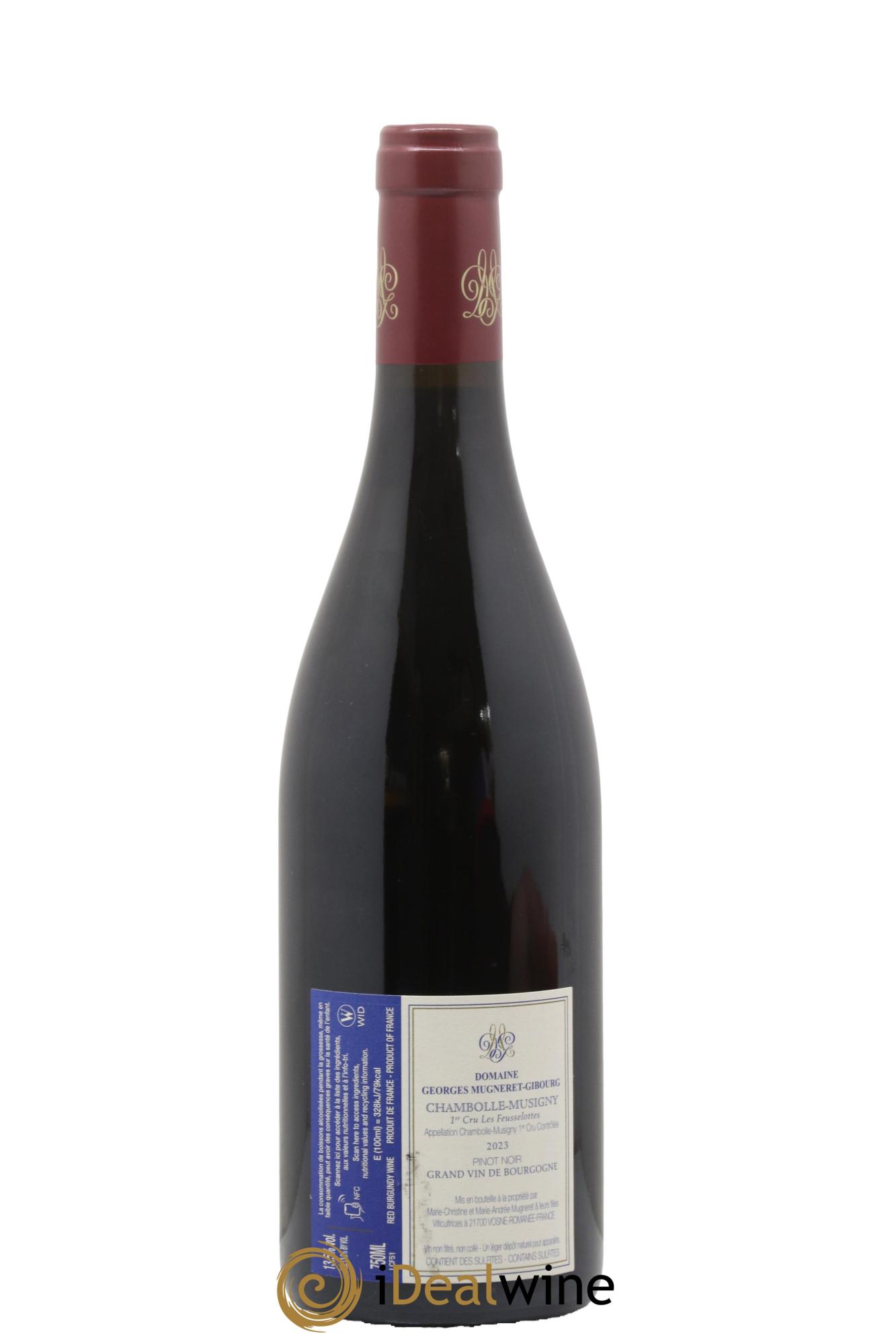 Chambolle-Musigny 1er Cru Les Feusselottes Mugneret-Gibourg (Domaine) 2023 - Lot de 1 bouteille - 1