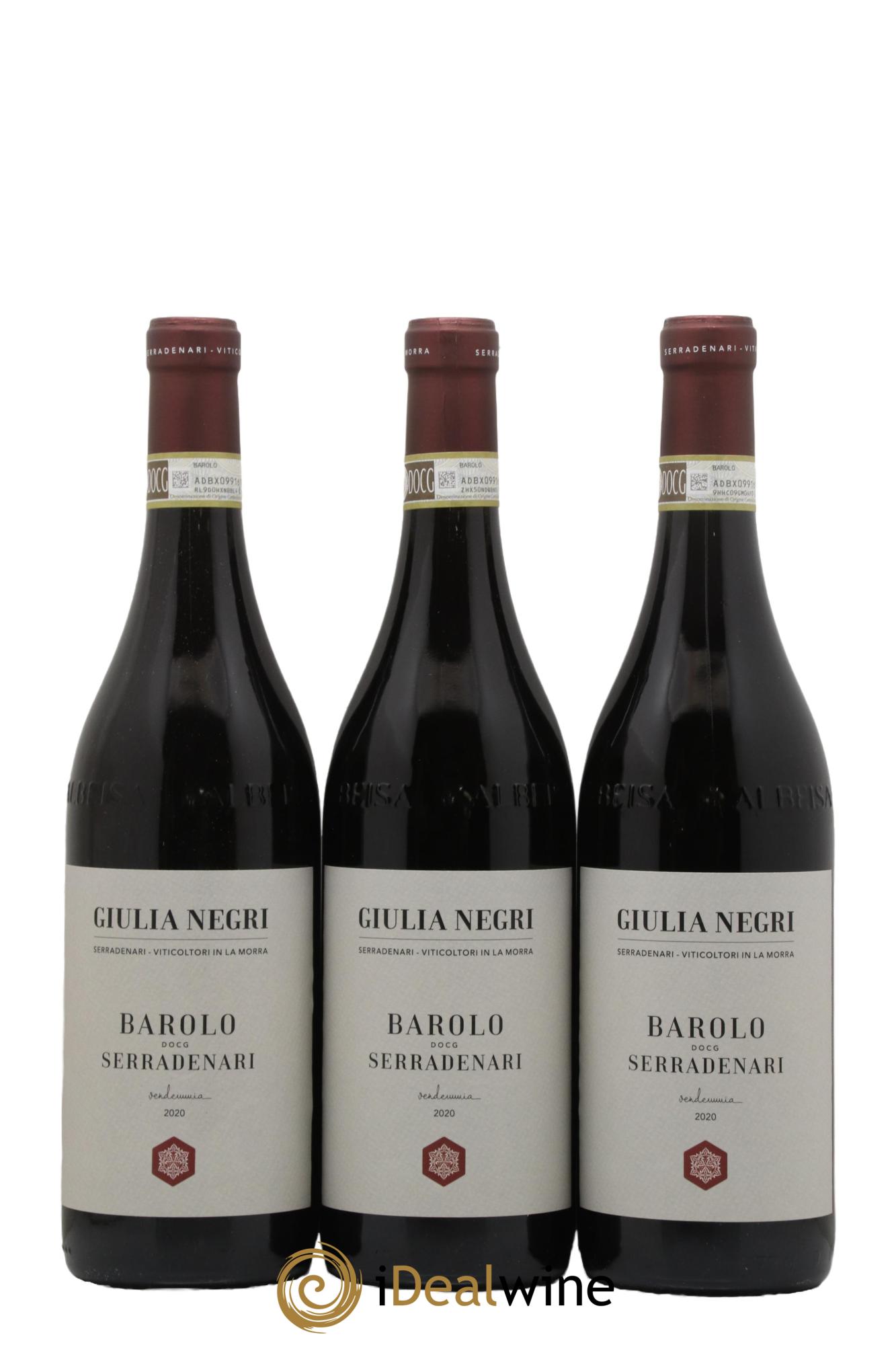 Barolo DOCG Giulia Negri Serradenari 2020 - Lot of 3 bottles - 0