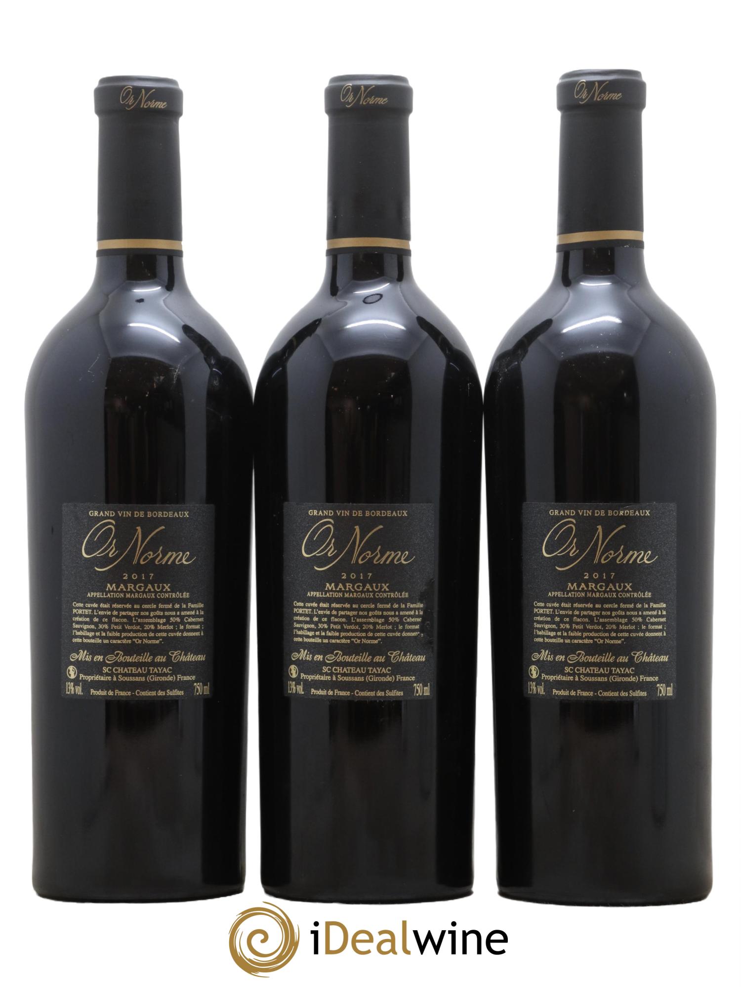 Château Tayac Cru Bourgeois Or Norme 2017 - Lot de 3 bouteilles - 1