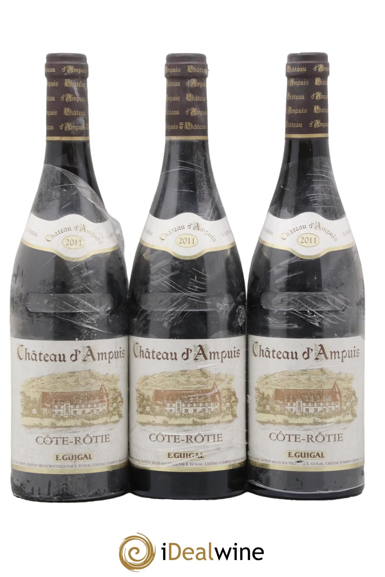 Côte-Rôtie Château d'Ampuis Guigal 2011 - Lot de 3 bouteilles - 0