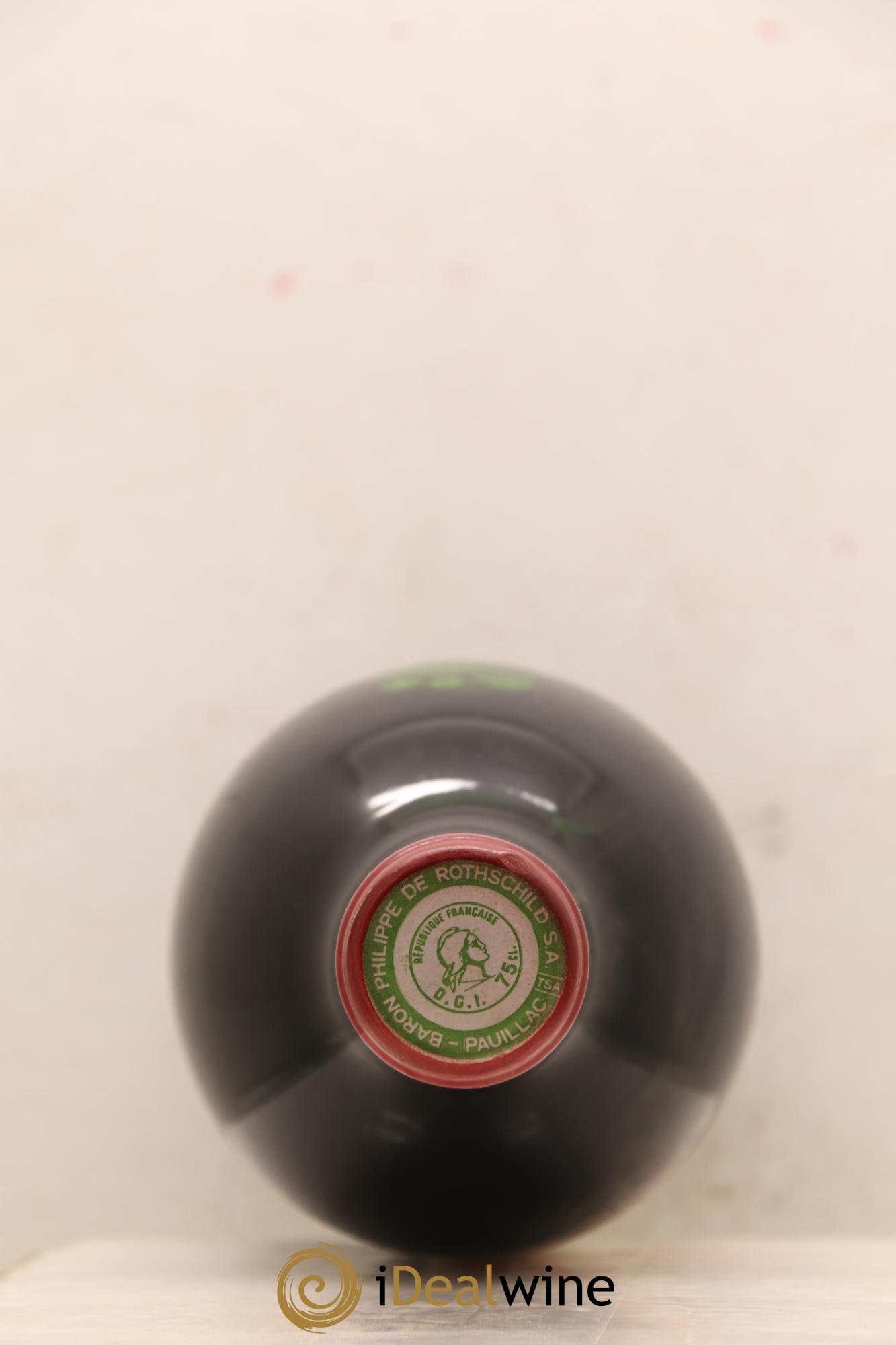 Château Mouton Rothschild 1er Grand Cru Classé 1989 - Lot de 1 bouteille - 2