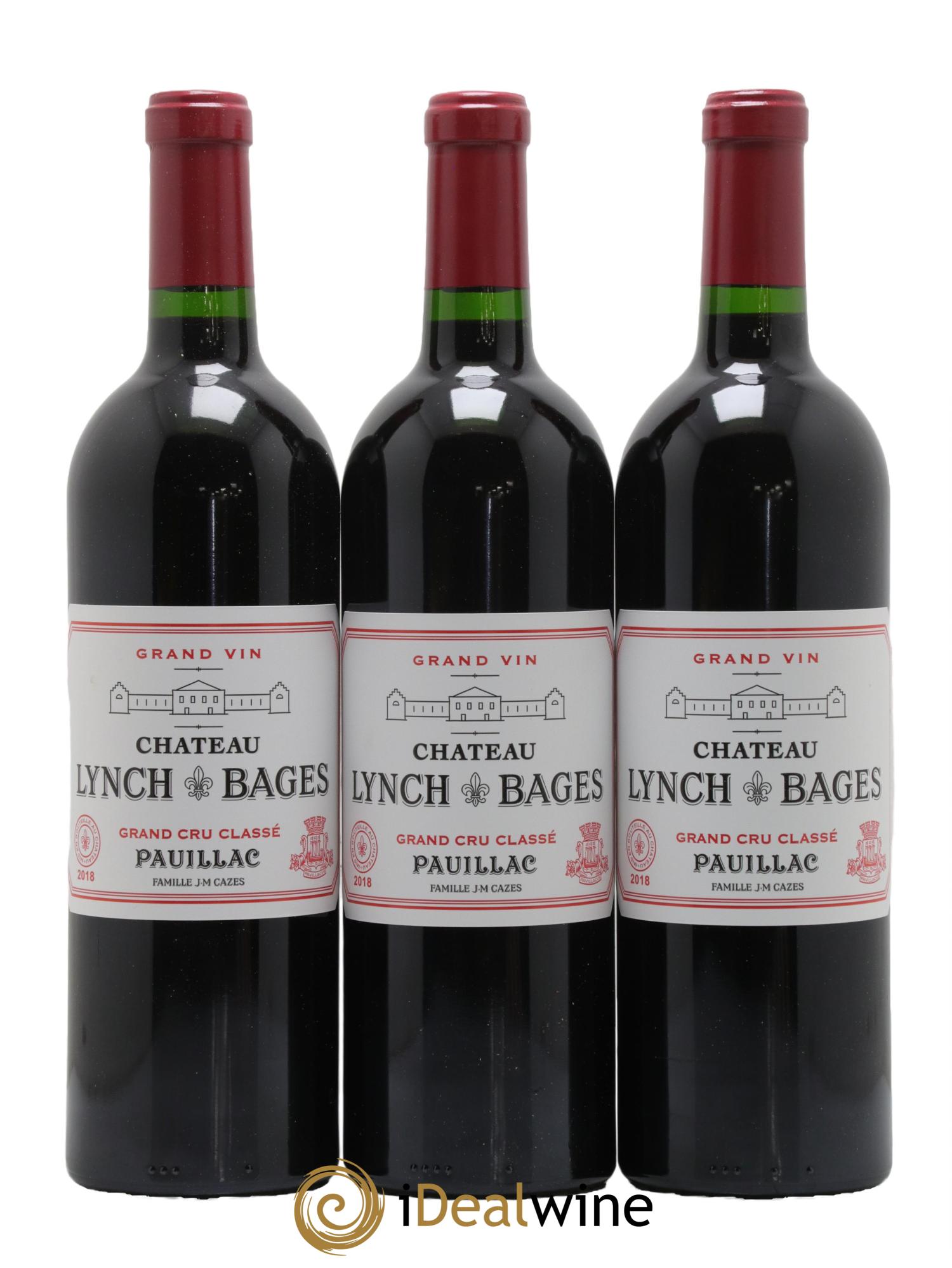 Château Lynch Bages 5ème Grand Cru Classé 2018 - Lot de 6 bouteilles - 1