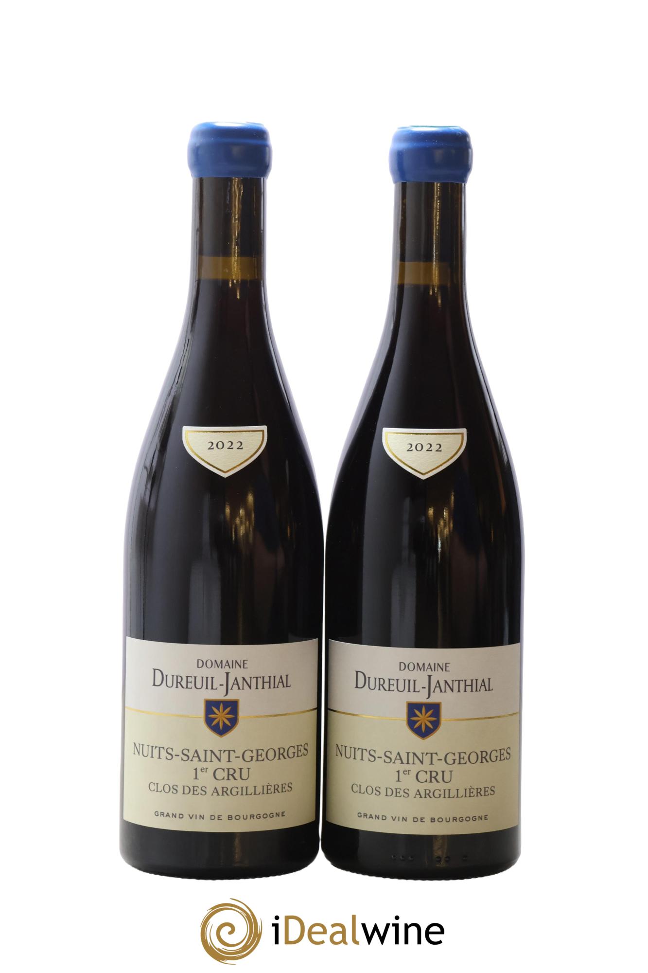 Nuits-Saint-Georges 1er Cru Clos des Argillières Vincent Dureuil-Janthial 2022 - Posten von 2 Flaschen - 0