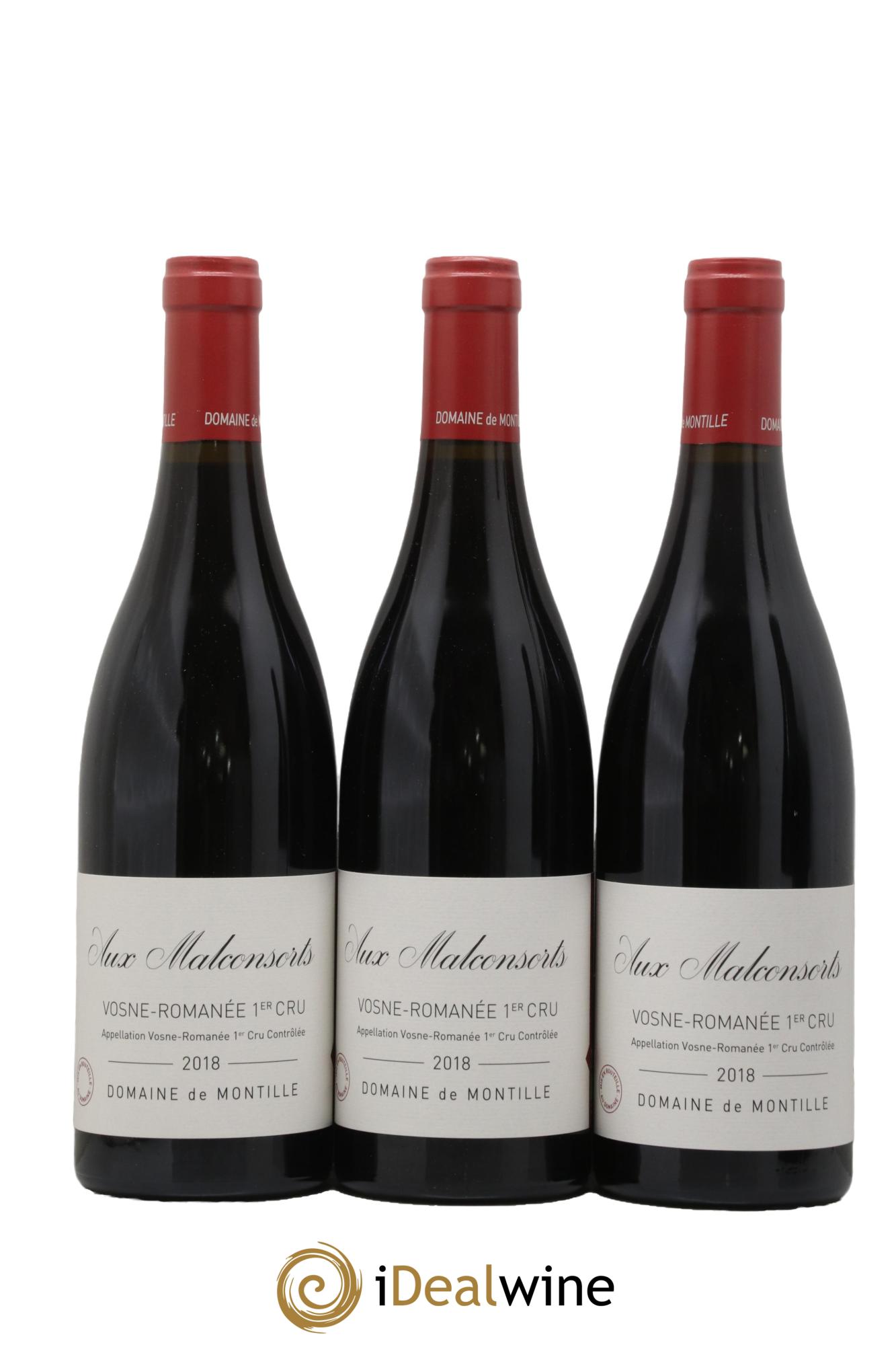 Vosne-Romanée 1er Cru Les Malconsorts De Montille (Domaine) 2018 - Lot de 3 bouteilles - 0