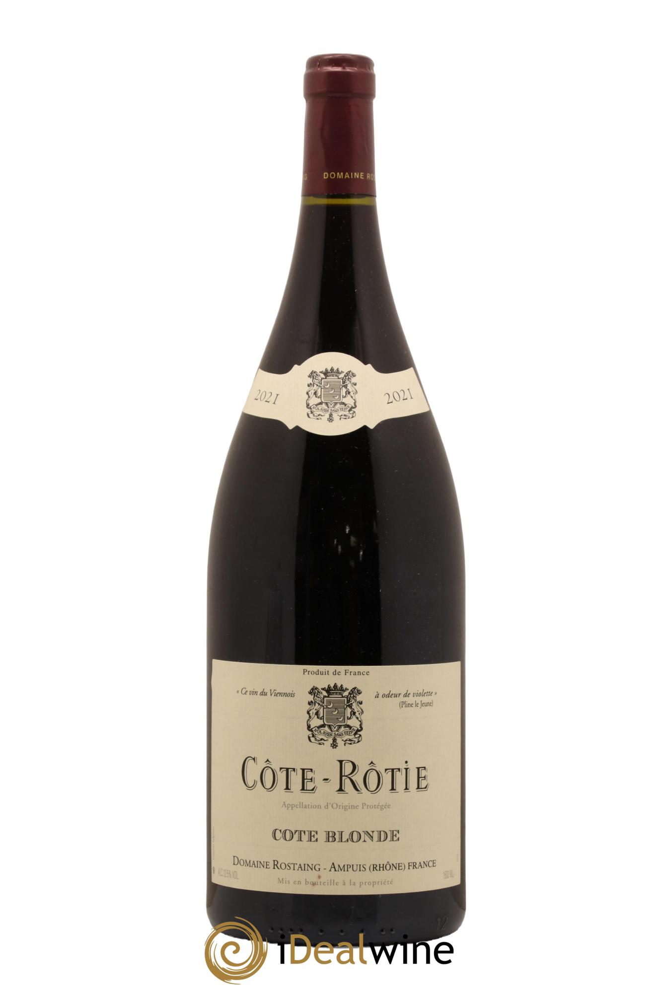 Côte-Rôtie Côte Blonde René Rostaing 2021 - Lotto di 1 magnum - 0
