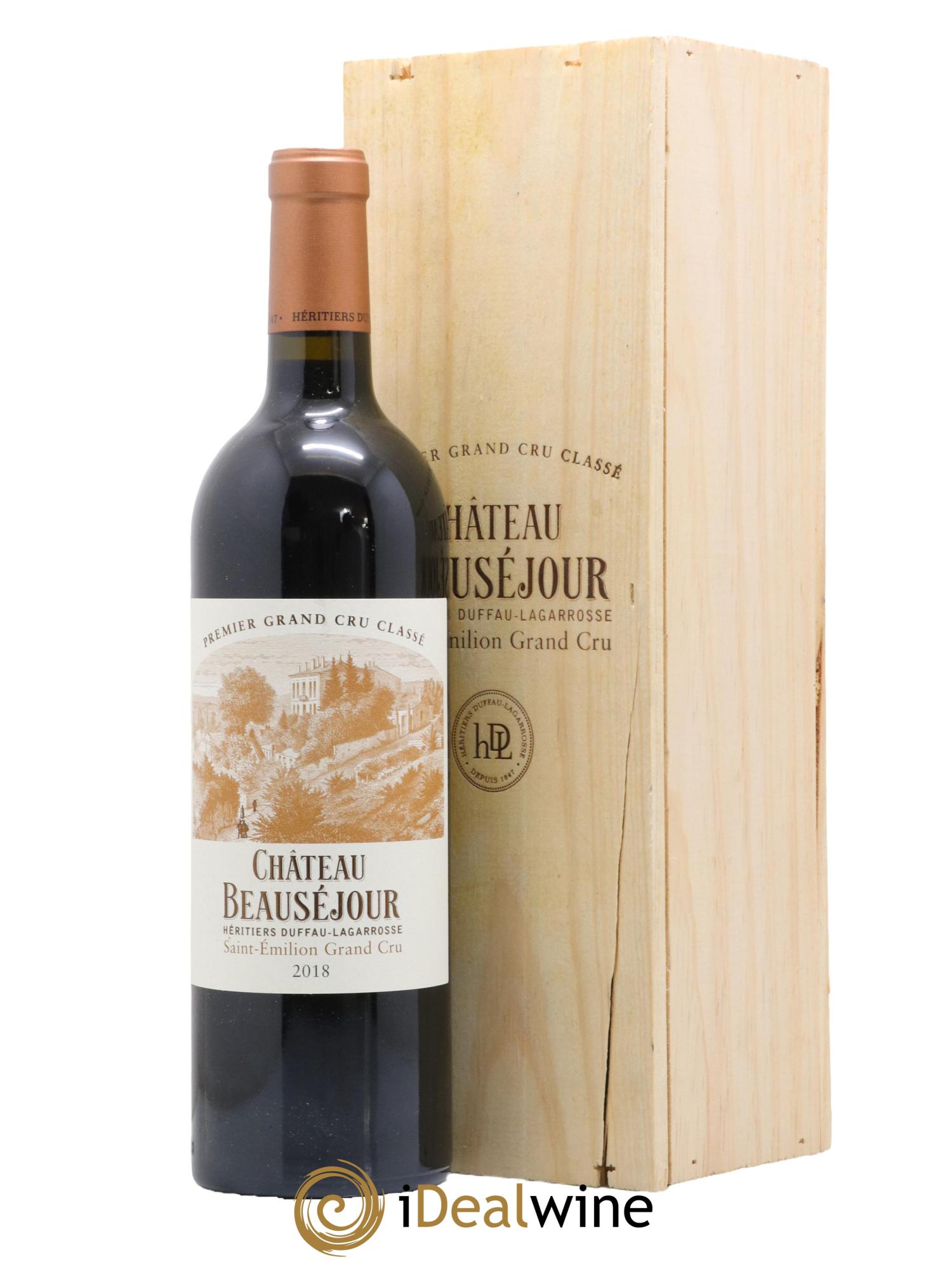 Château Beauséjour (Duffau-Lagarrosse) 1er Grand Cru Classé B 2018 - Lot de 1 bouteille - 0