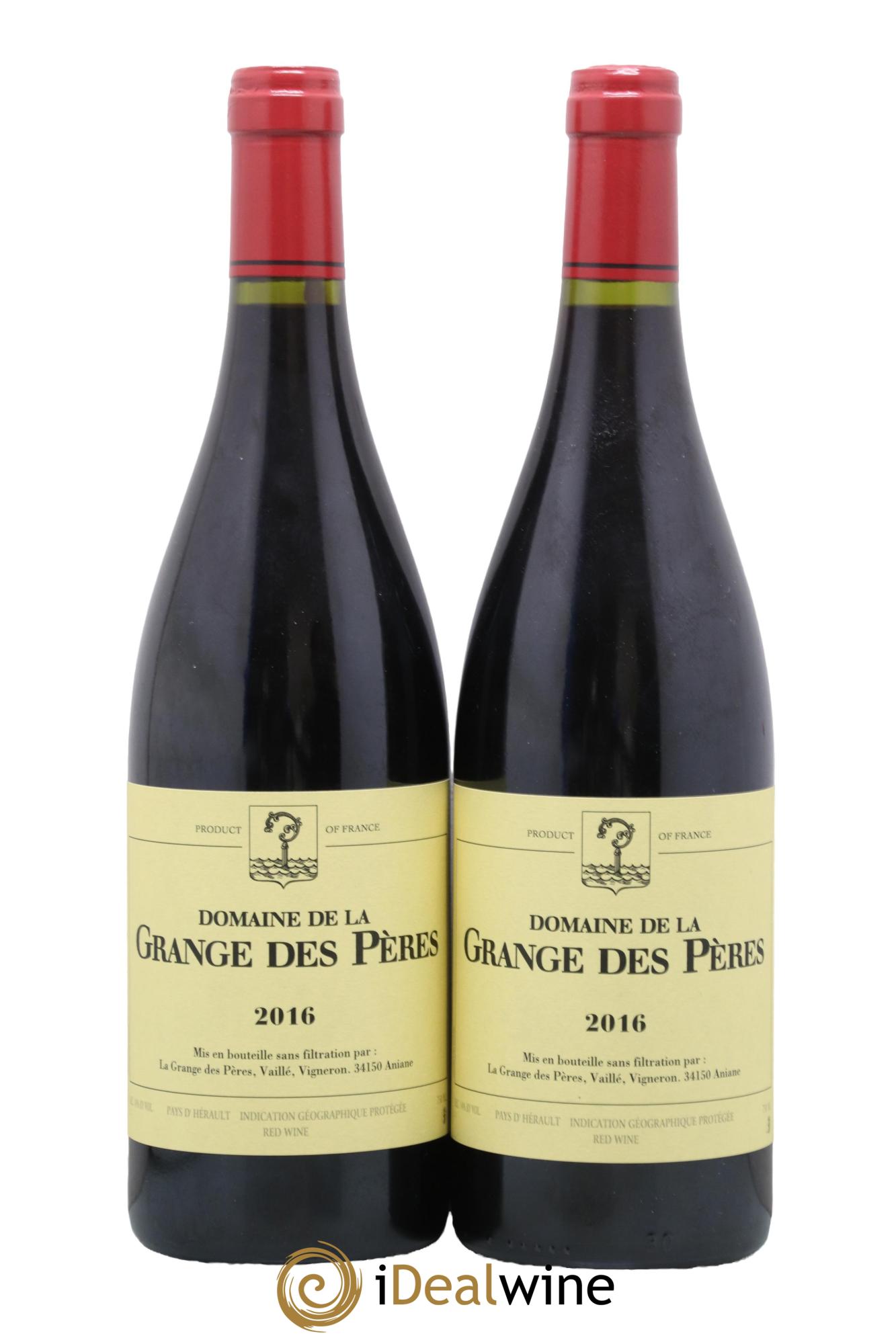 Pays d'Hérault Grange des Pères Laurent Vaillé 2016 - Lot de 2 bouteilles - 0