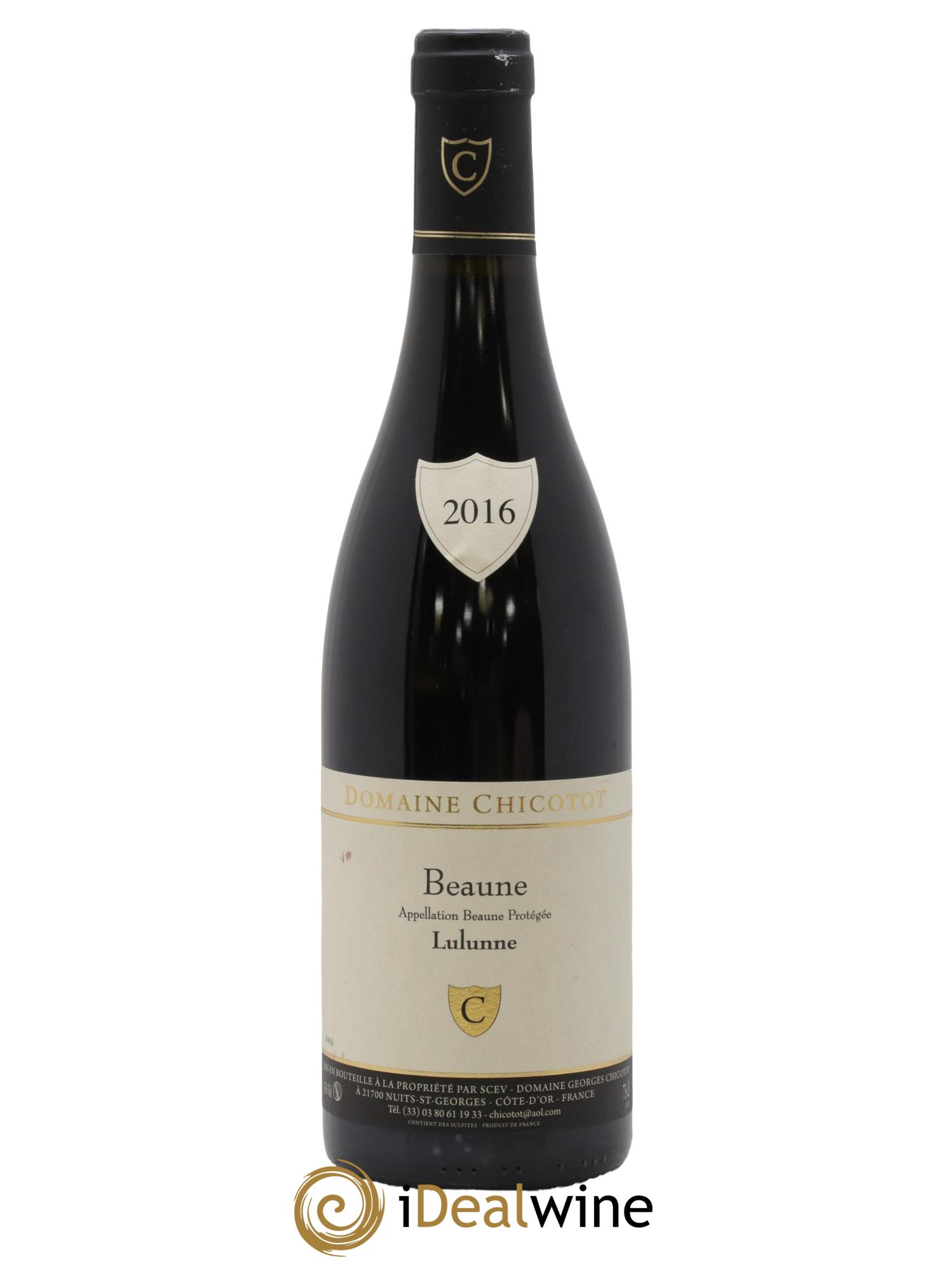 Beaune Lulunne Chicotot 2016 - Posten von 1 Flasche - 0