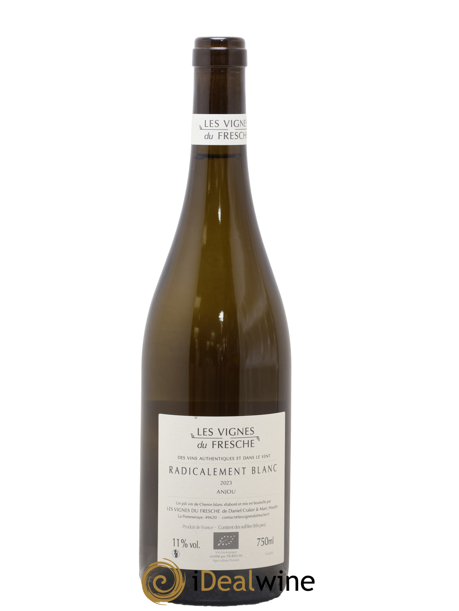 Anjou Radicalement Blanc Les Vignes du Fresche 2023 - Lot de 1 bouteille - 1