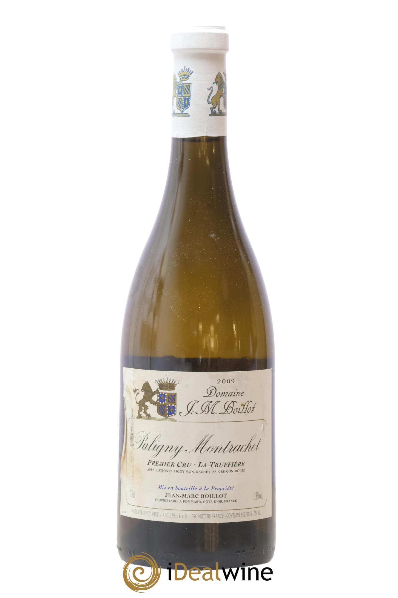 Puligny-Montrachet 1er Cru La Truffière Jean-Marc Boillot 2009 - Posten von 1 Flasche - 0
