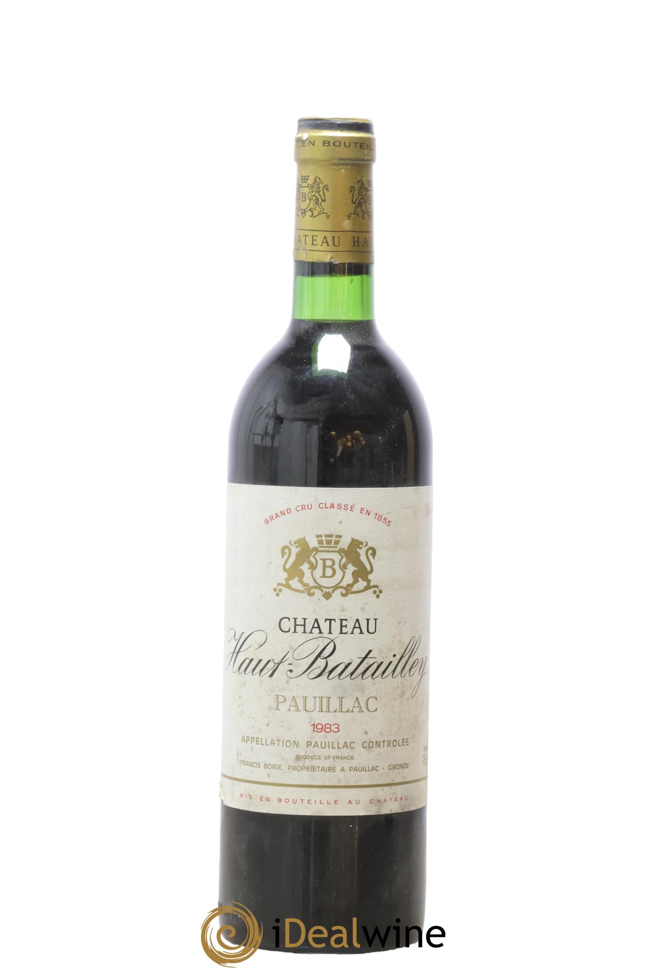 Château Haut Batailley 5ème Grand Cru Classé 1983 - Lot of 1 bottle - 0