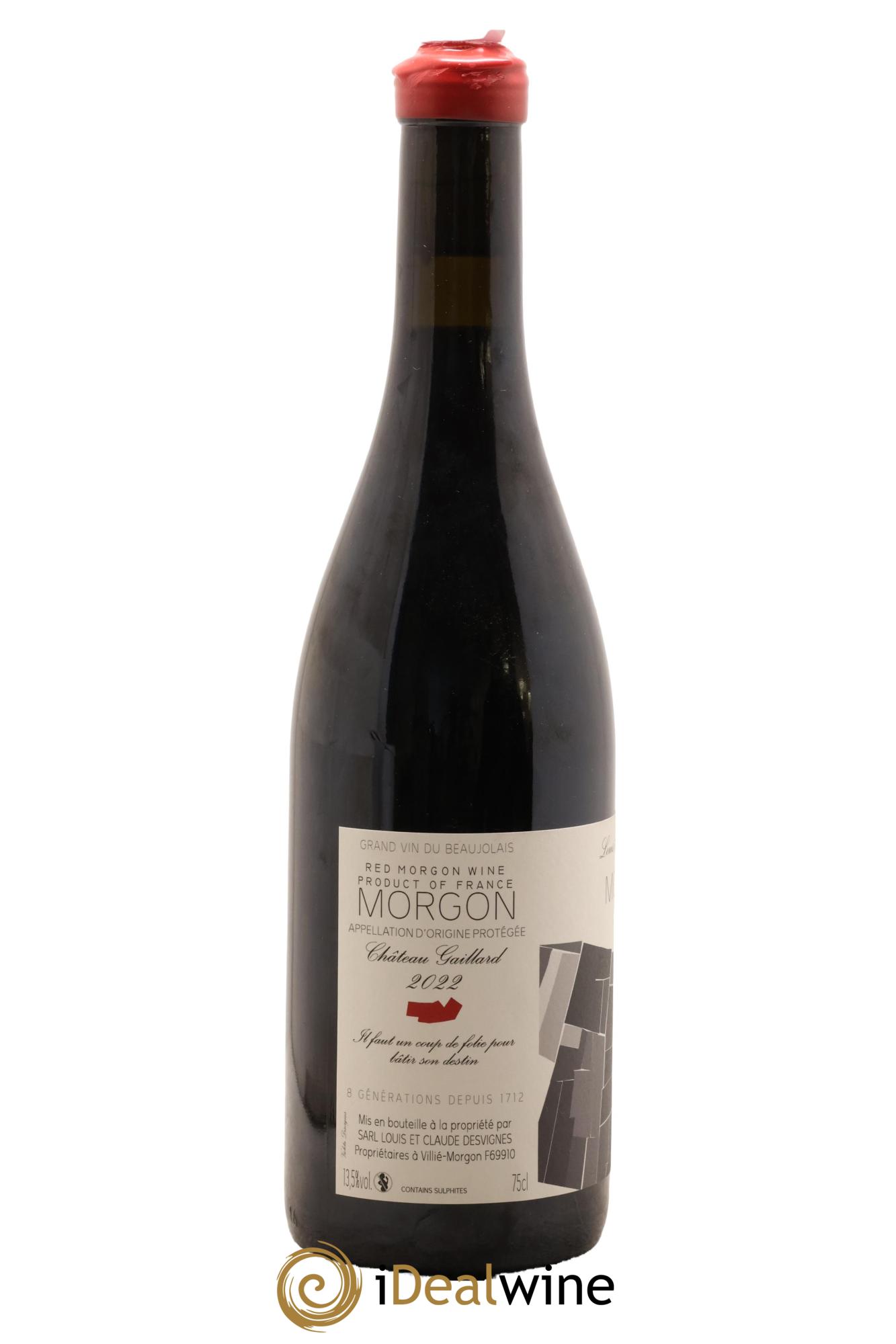 Morgon Château Gaillard Louis-Claude Desvignes 2022 - Posten von 1 Flasche - 1