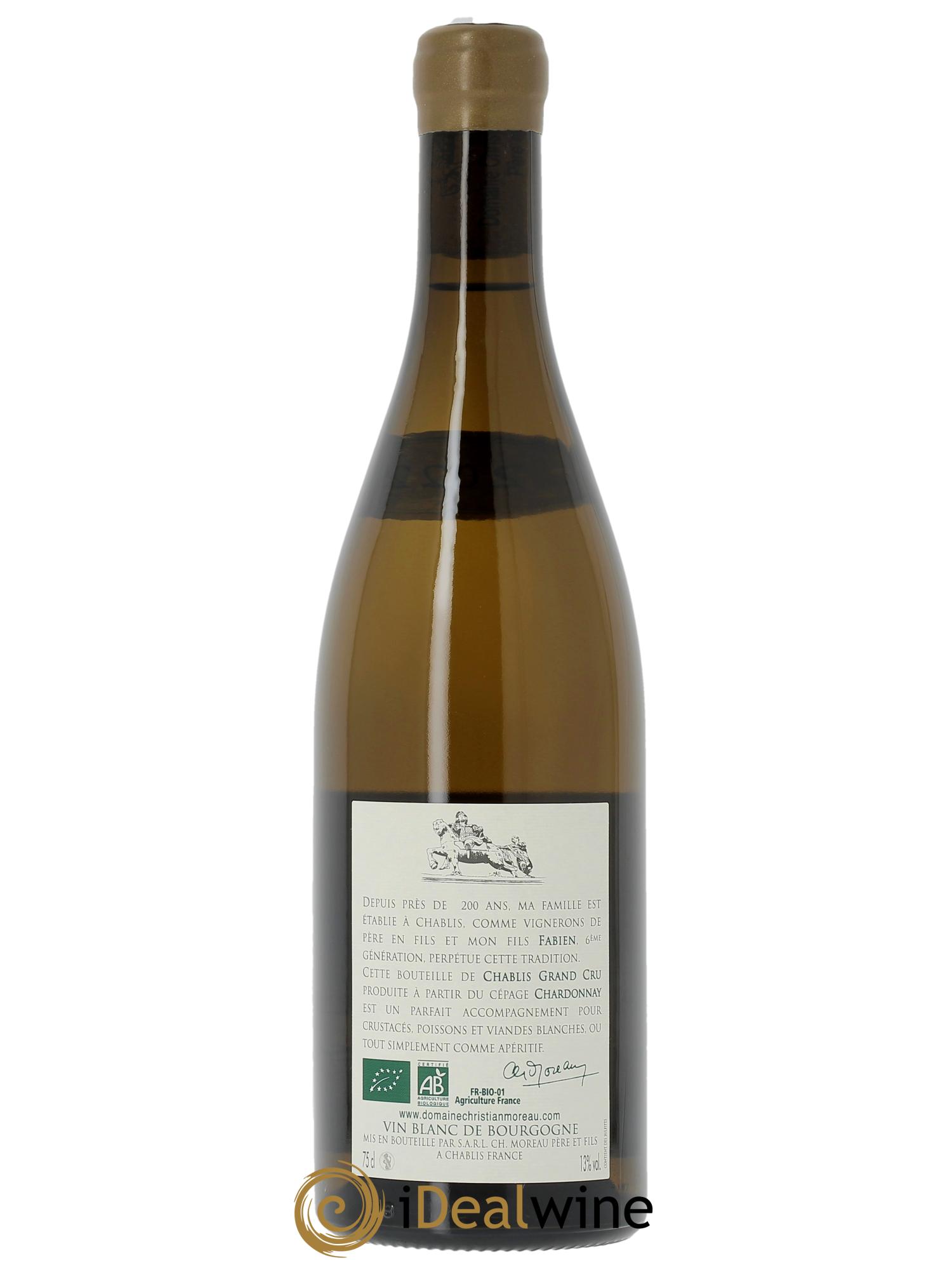Chablis Grand Cru Les Clos, Clos des Hospices Christian Moreau  2022 - Lotto di 1 bottiglia - 1