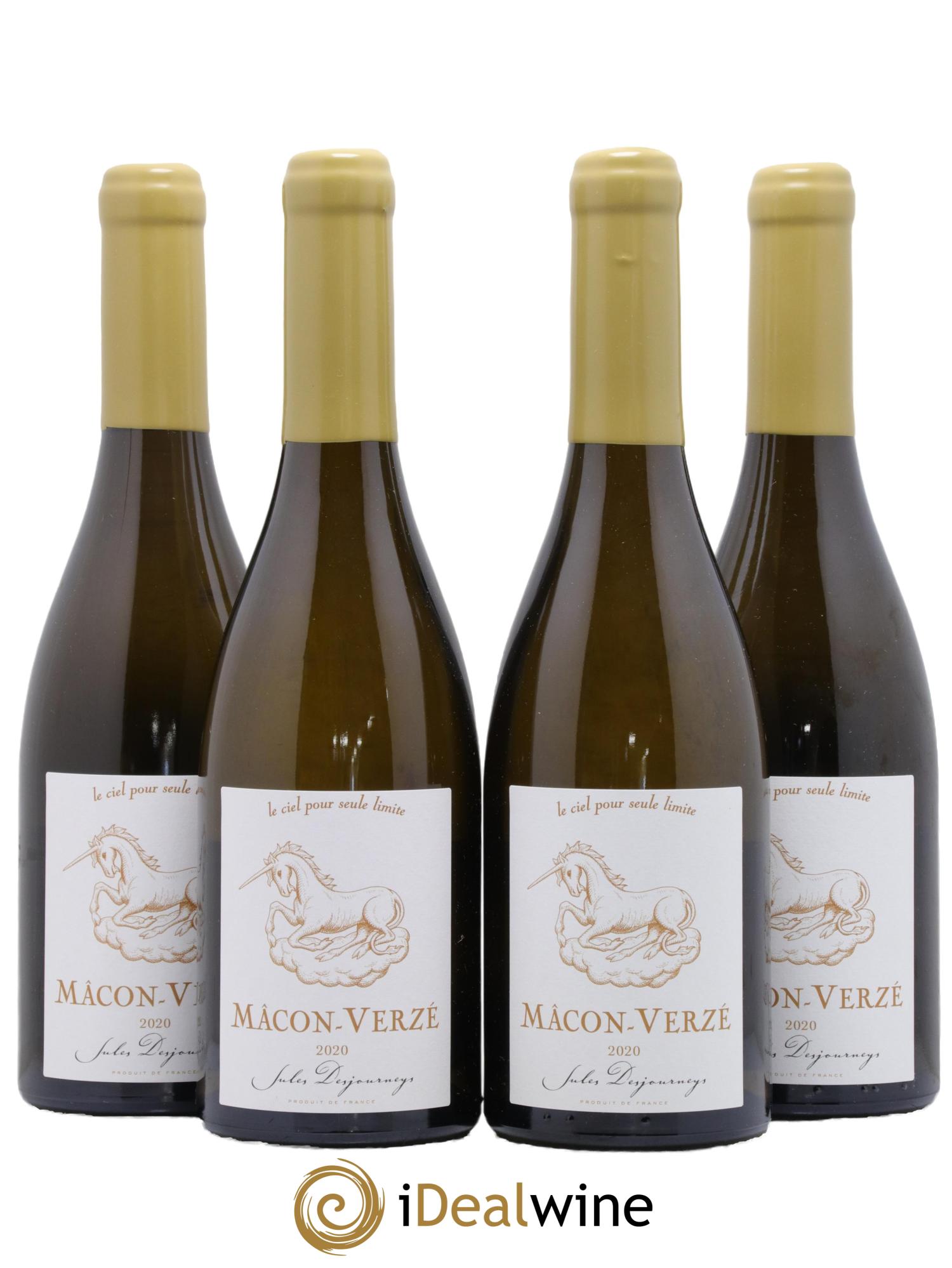 Mâcon-Verzé Jules Desjourneys 2020 - Lot de 4 bouteilles - 0