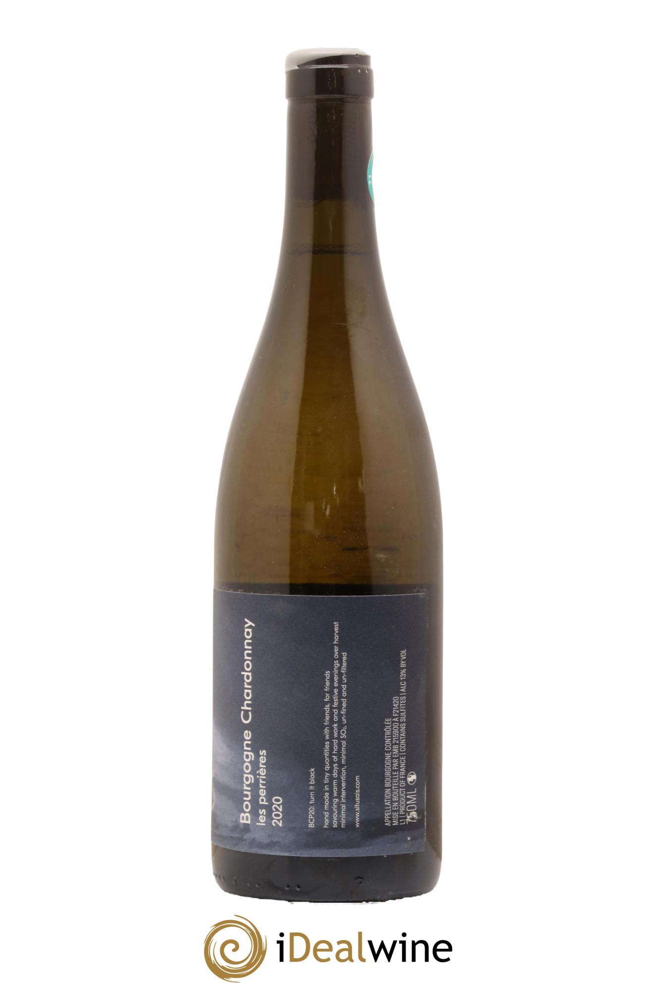 Bourgogne Les Perrieres Domaine Si Tu Sais EMB 2020 - Lot de 1 bouteille - 1