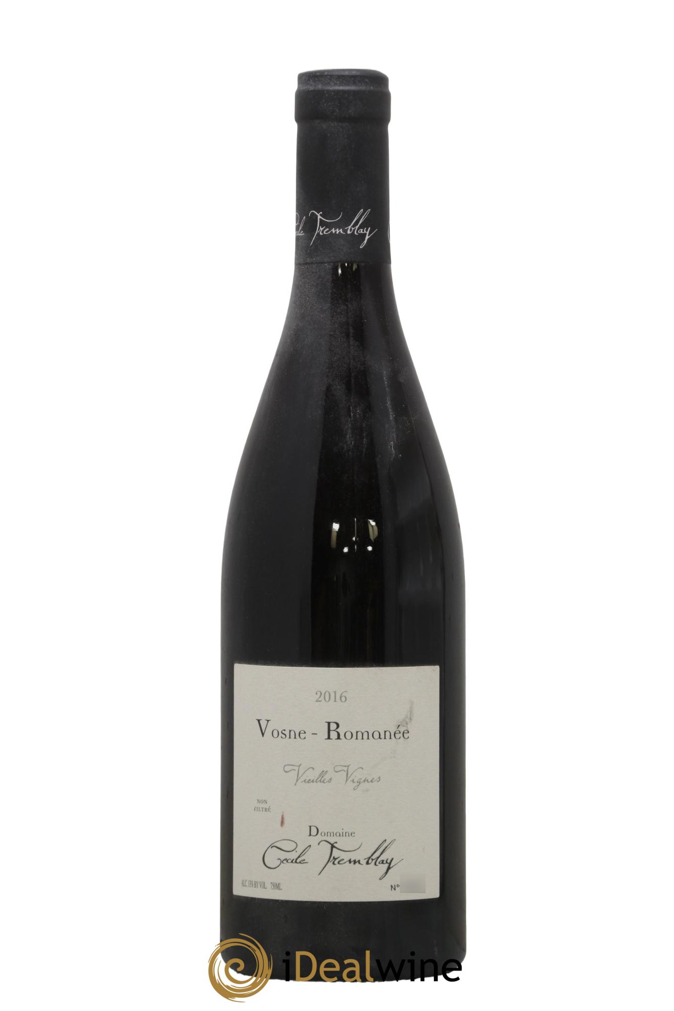 Vosne-Romanée Vieilles Vignes Cécile Tremblay 2016 - Lote de 1 botella - 0