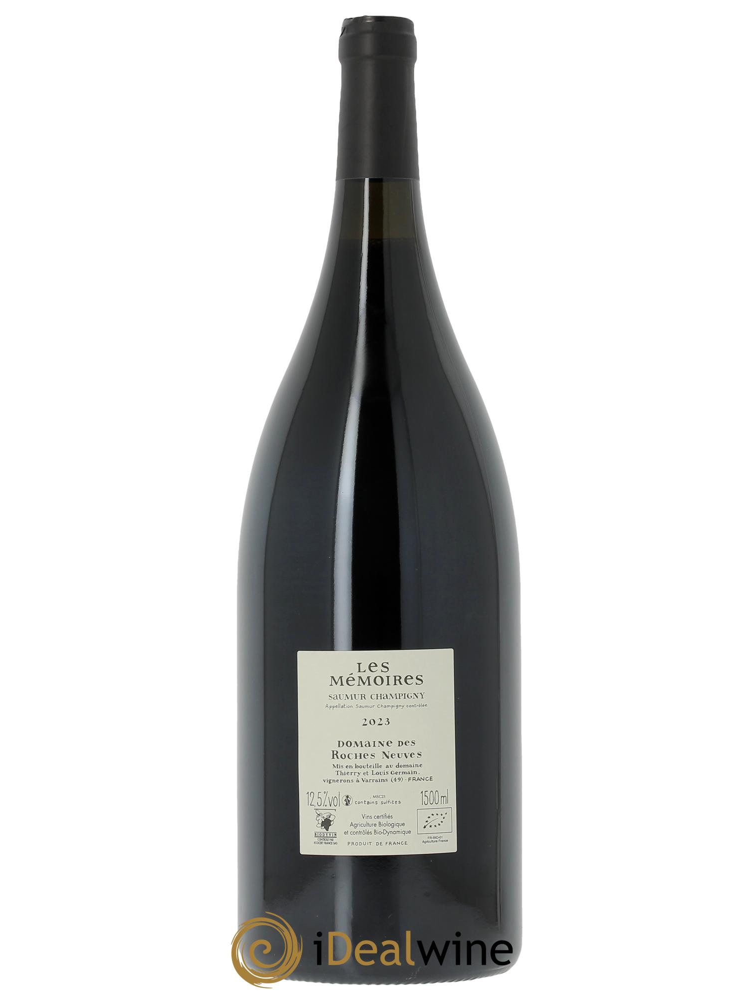 Saumur-Champigny Les Mémoires Domaine des Roches Neuves - Thierry Germain  2023 - Posten von 1 Magnum - 1