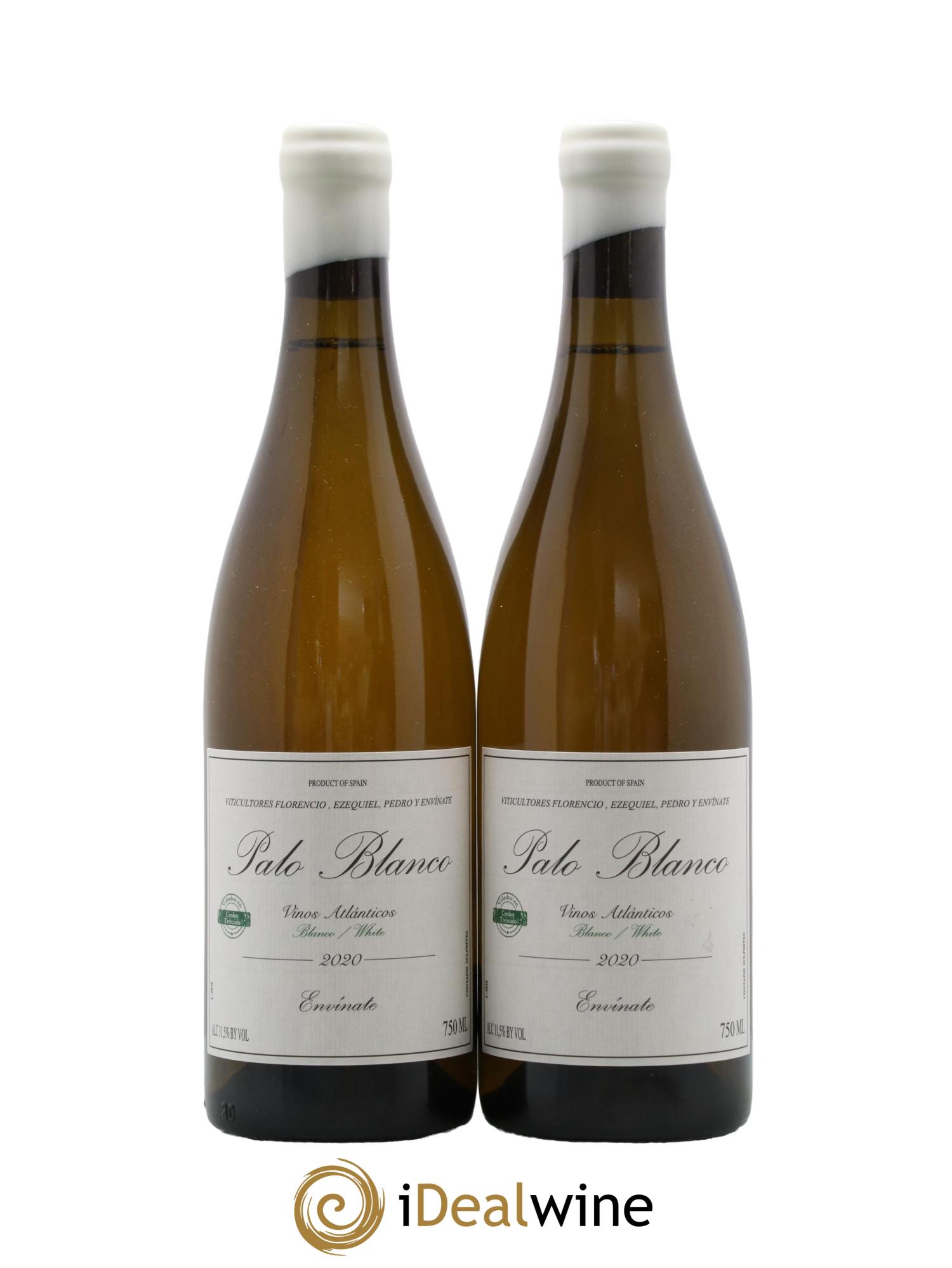 Vinos Atlánticos Palo Blanco Envinate 2020 - Lot de 2 bouteilles - 0