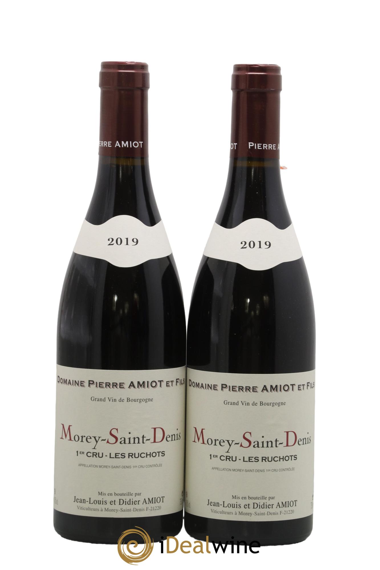 Morey Saint-Denis 1er Cru Les Ruchots Pierre Amiot et Fils (Domaine) 2019 - Lot de 2 bouteilles - 0