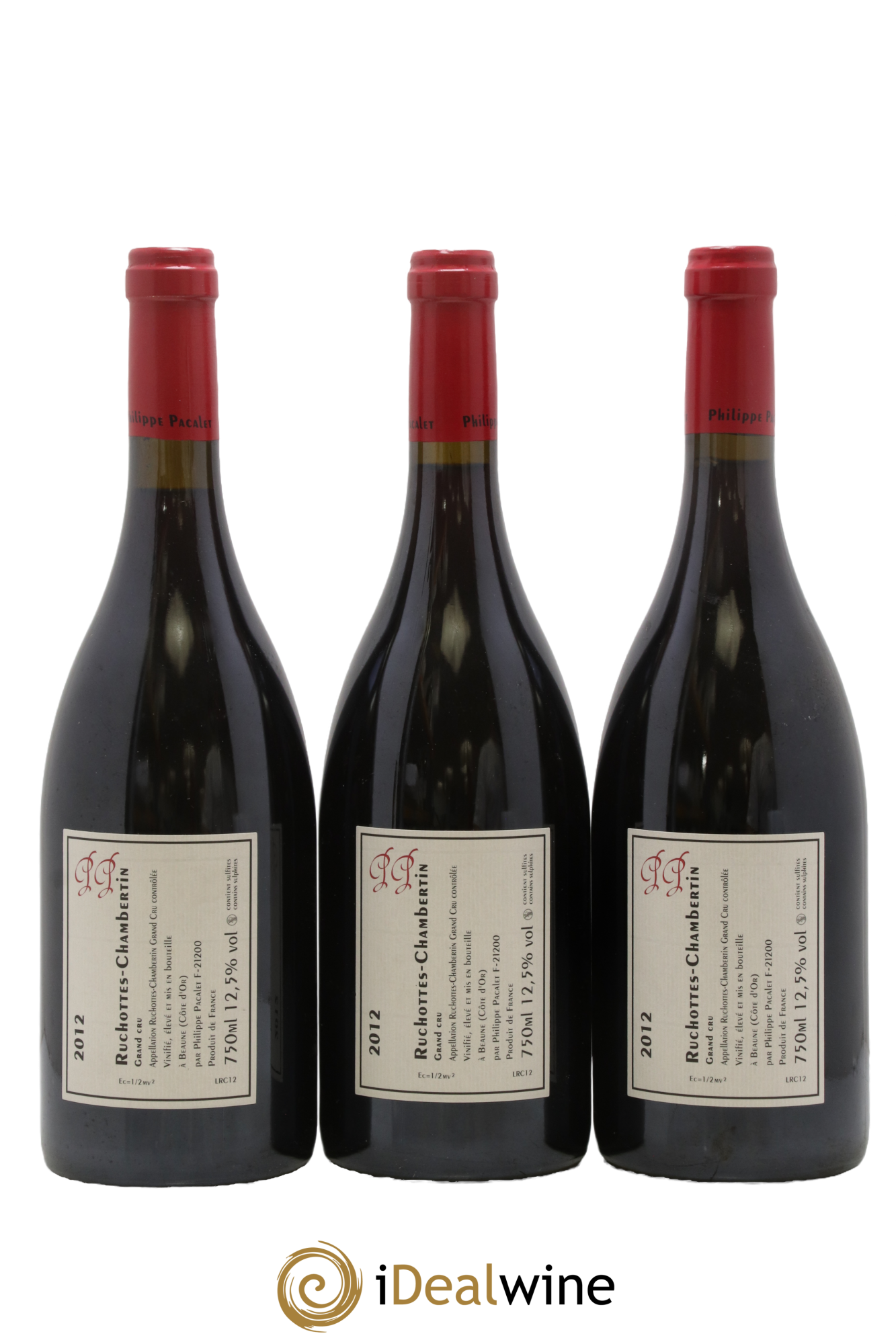 Ruchottes-Chambertin Grand Cru Philippe Pacalet 2012 - Lot de 3 bouteilles - 1