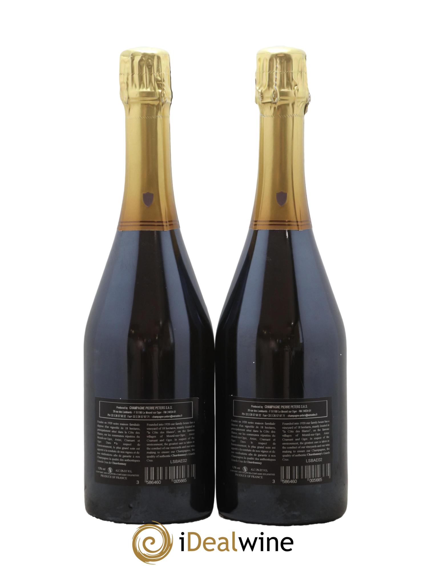 Cuvée Spéciale les Chétillons Blanc de Blancs Brut Pierre Péters  2004 - Lot de 2 bouteilles - 1