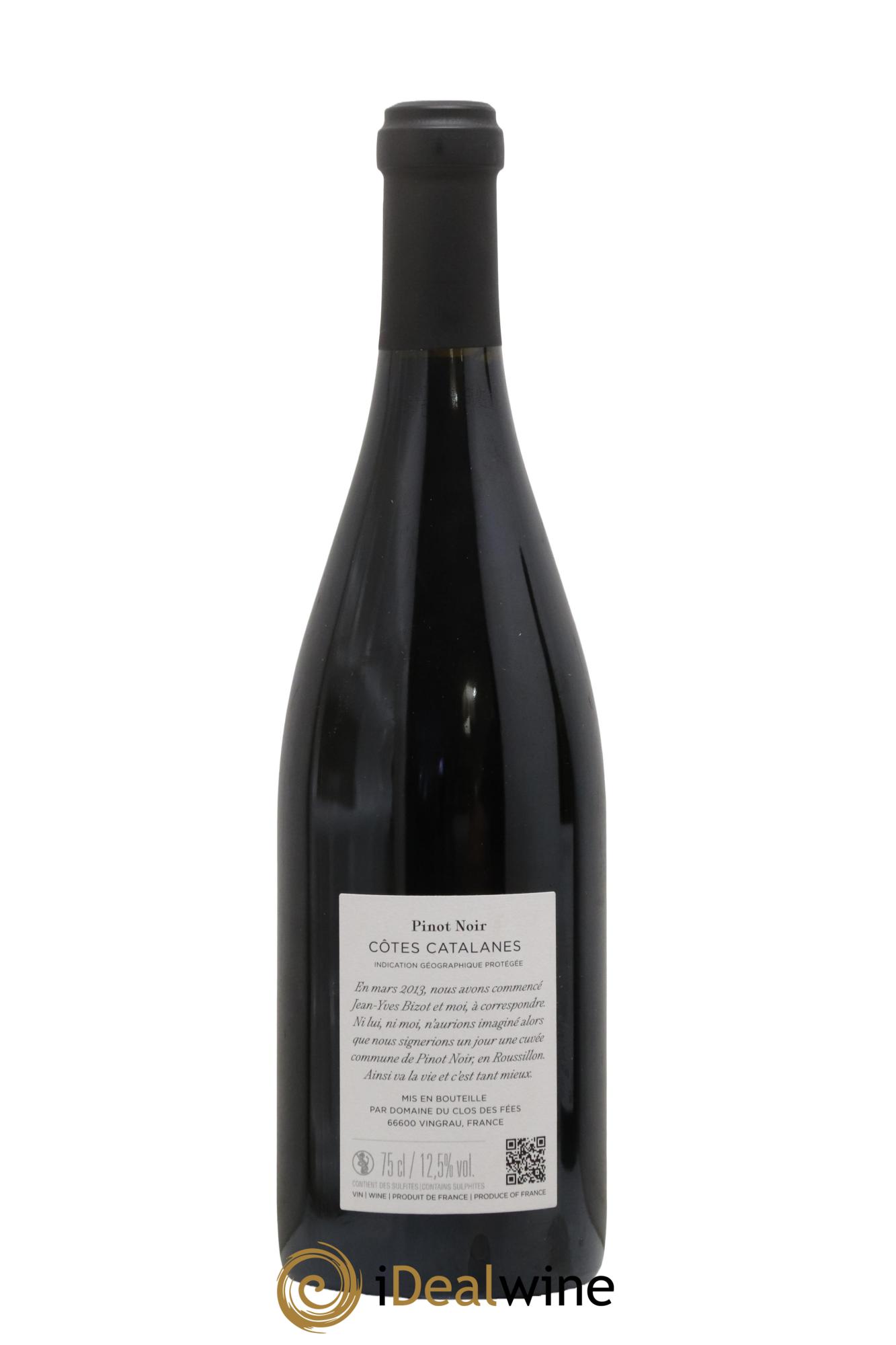 Côtes Catalanes Clos des Fées 100 Phrases pour éventails Hervé Bizeul 2023 - Lot de 1 bouteille - 1