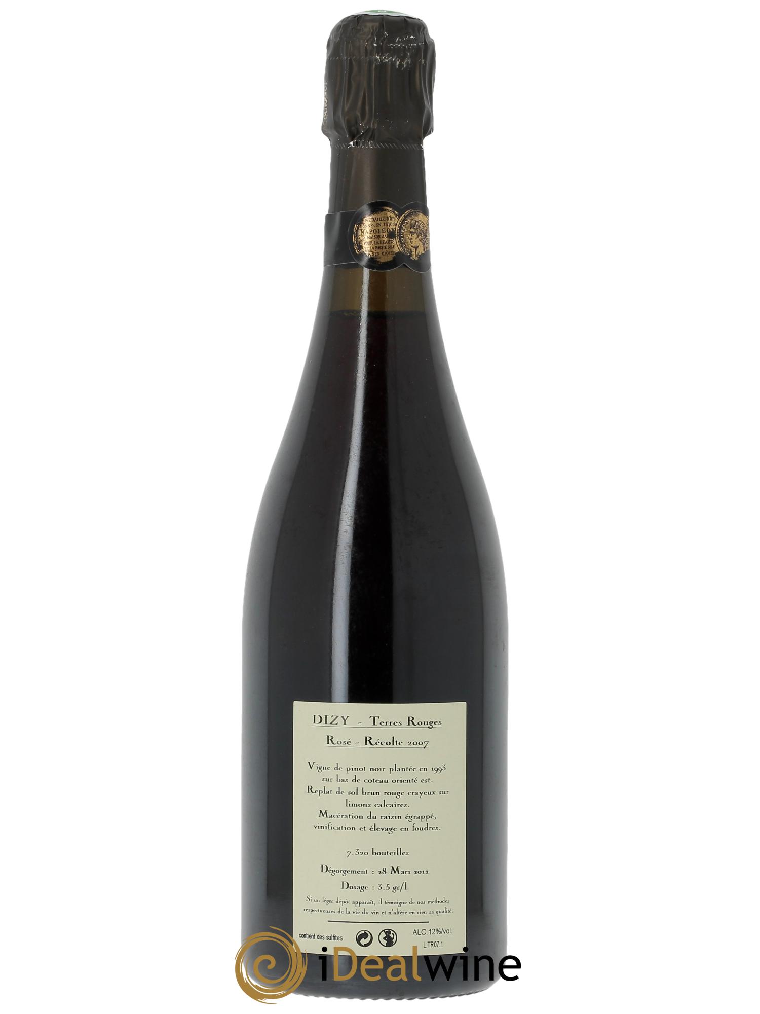 Dizy Terres Rouges Jacquesson 2007 - Lot de 1 bouteille - 2