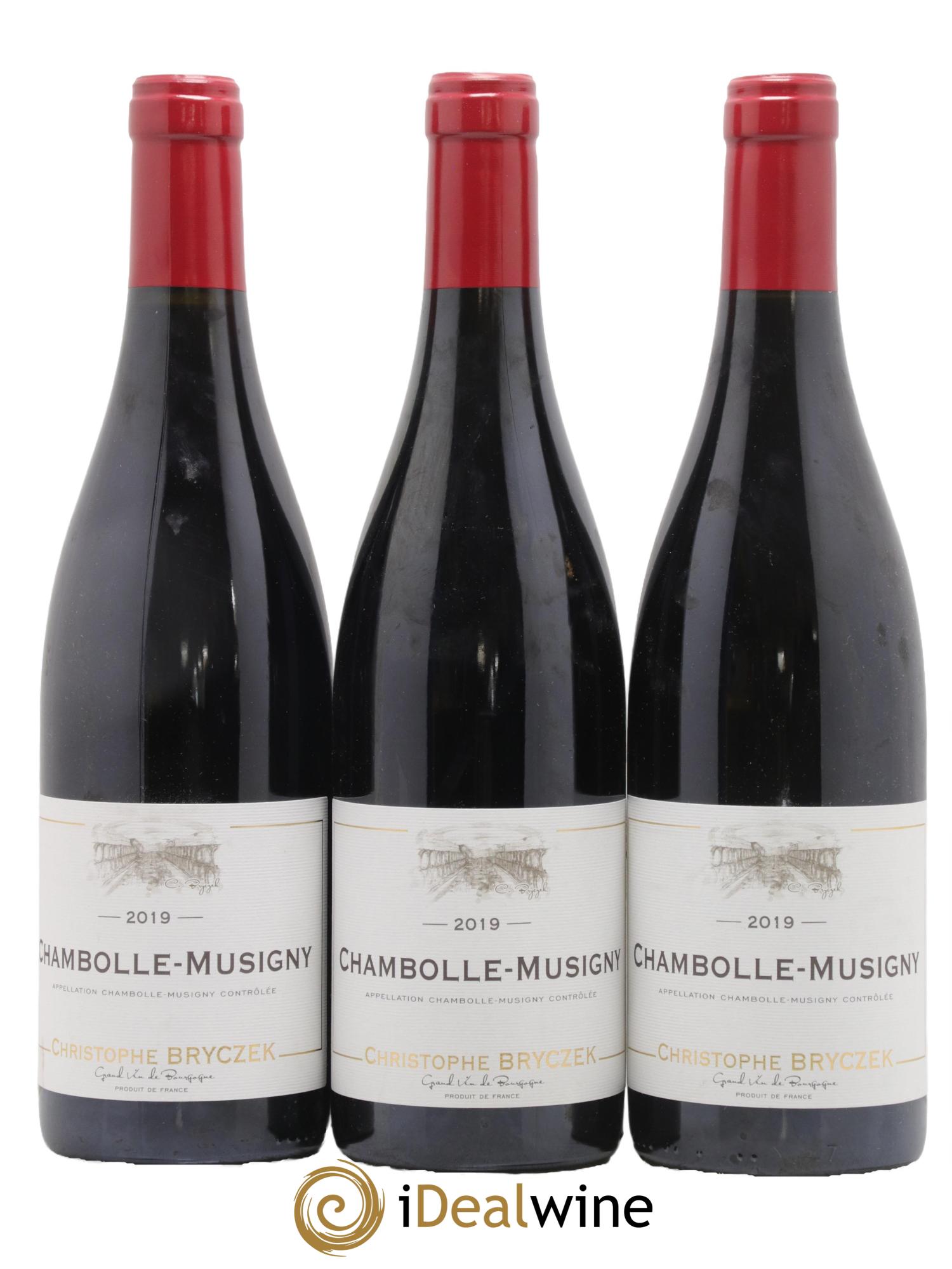 Chambolle-Musigny Christophe Bryczek 2019 - Lotto di 3 bottiglie - 0
