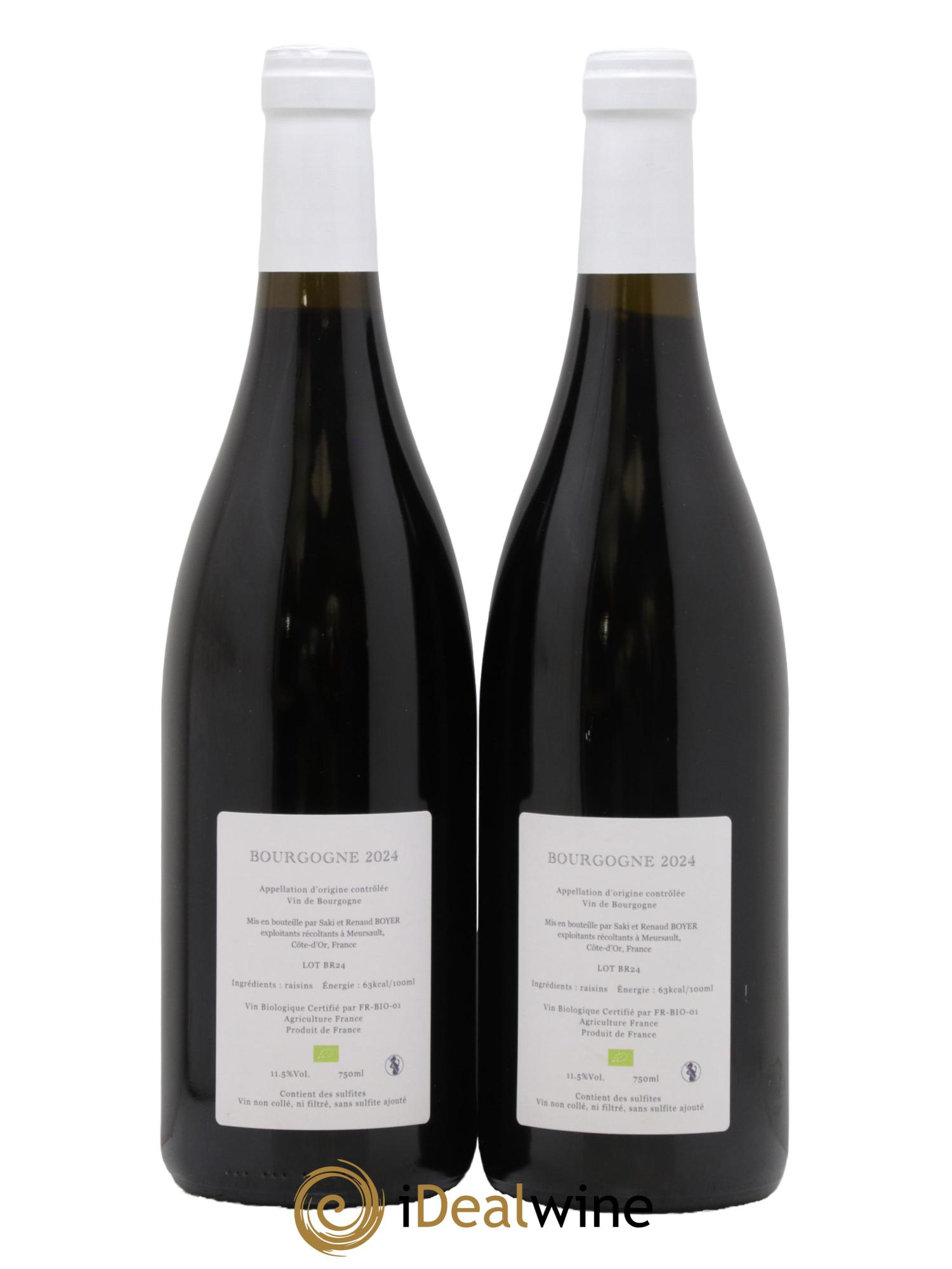 Bourgogne Renaud Boyer 2024 - Lot of 2 bottles - 1