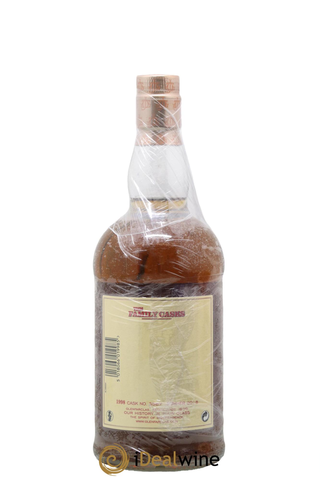 Whisky Glenfarclas Family Cask one of 470 cask 3587 1998 - Lot of 1 bottle - 2