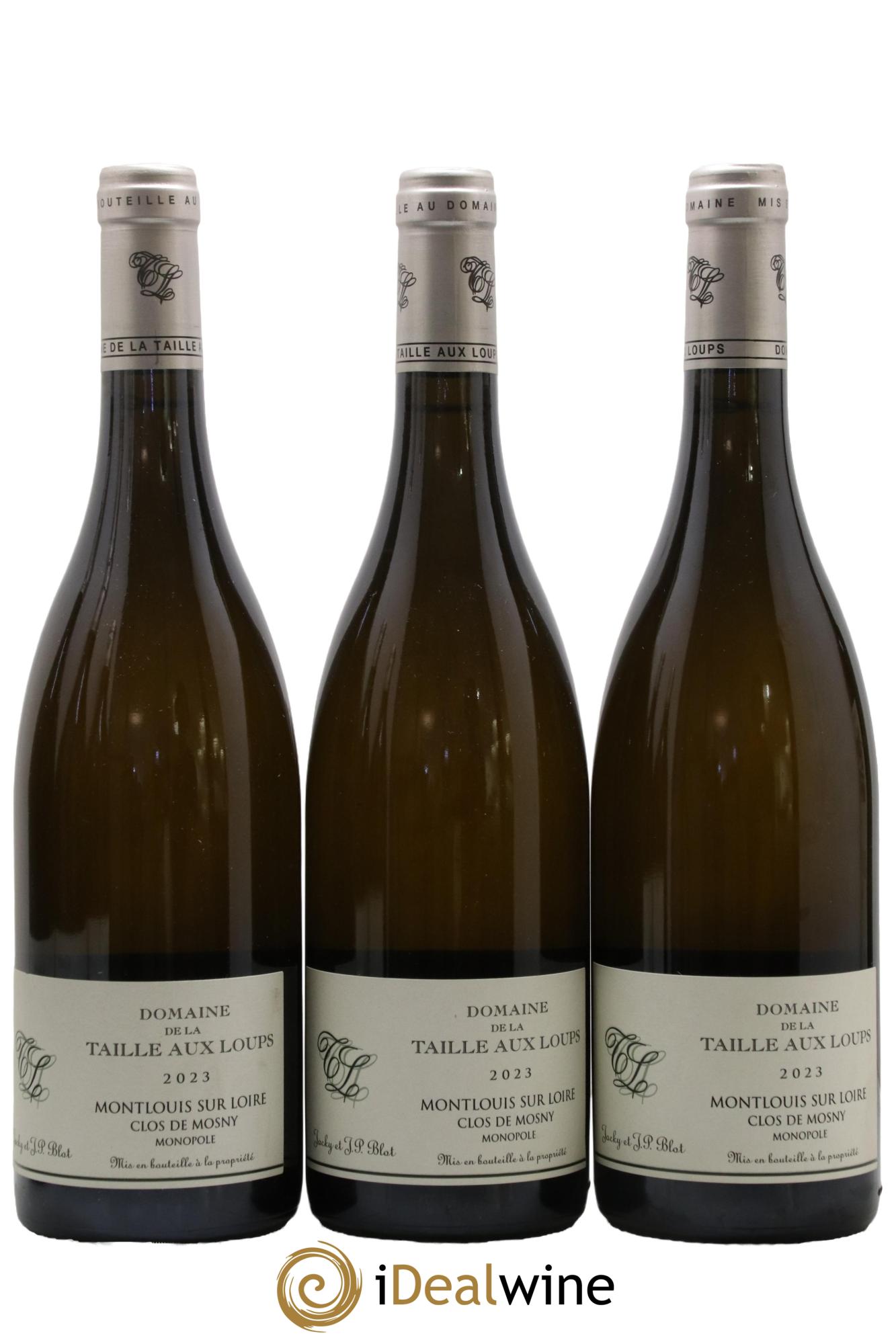 Montlouis-sur-Loire Clos de Mosny La Taille aux Loups - Jacky Blot 2023 - Lot de 3 bouteilles - 0