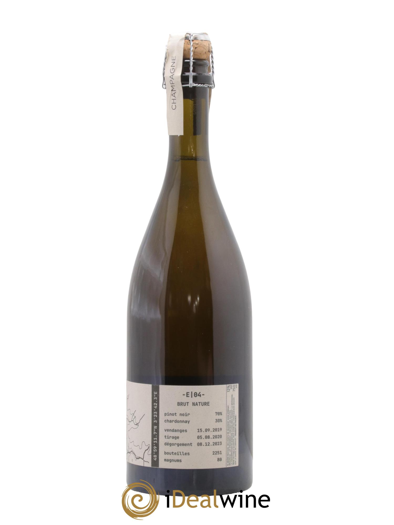 Brut Nature Exploration 04 Tom Gauditiabois Brut Nature Exploration E04 Tom Gauditiabois 2019 - Lot de 1 bouteille - 1