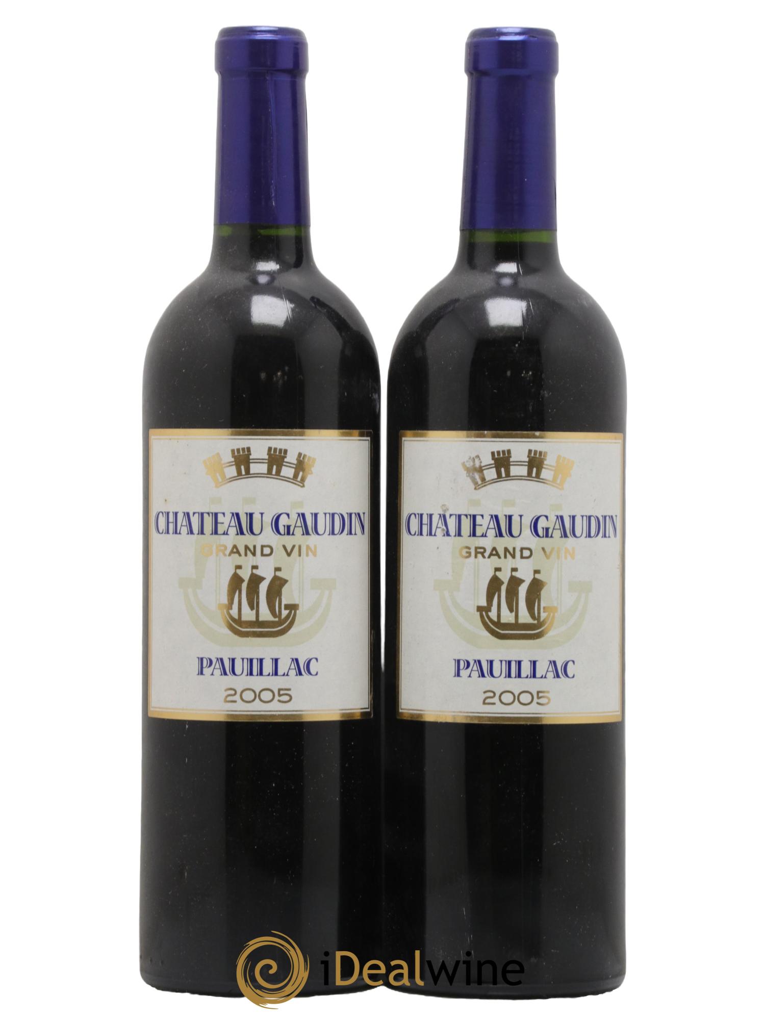 Château Gaudin 2005 - Posten von 2 Flaschen - 0