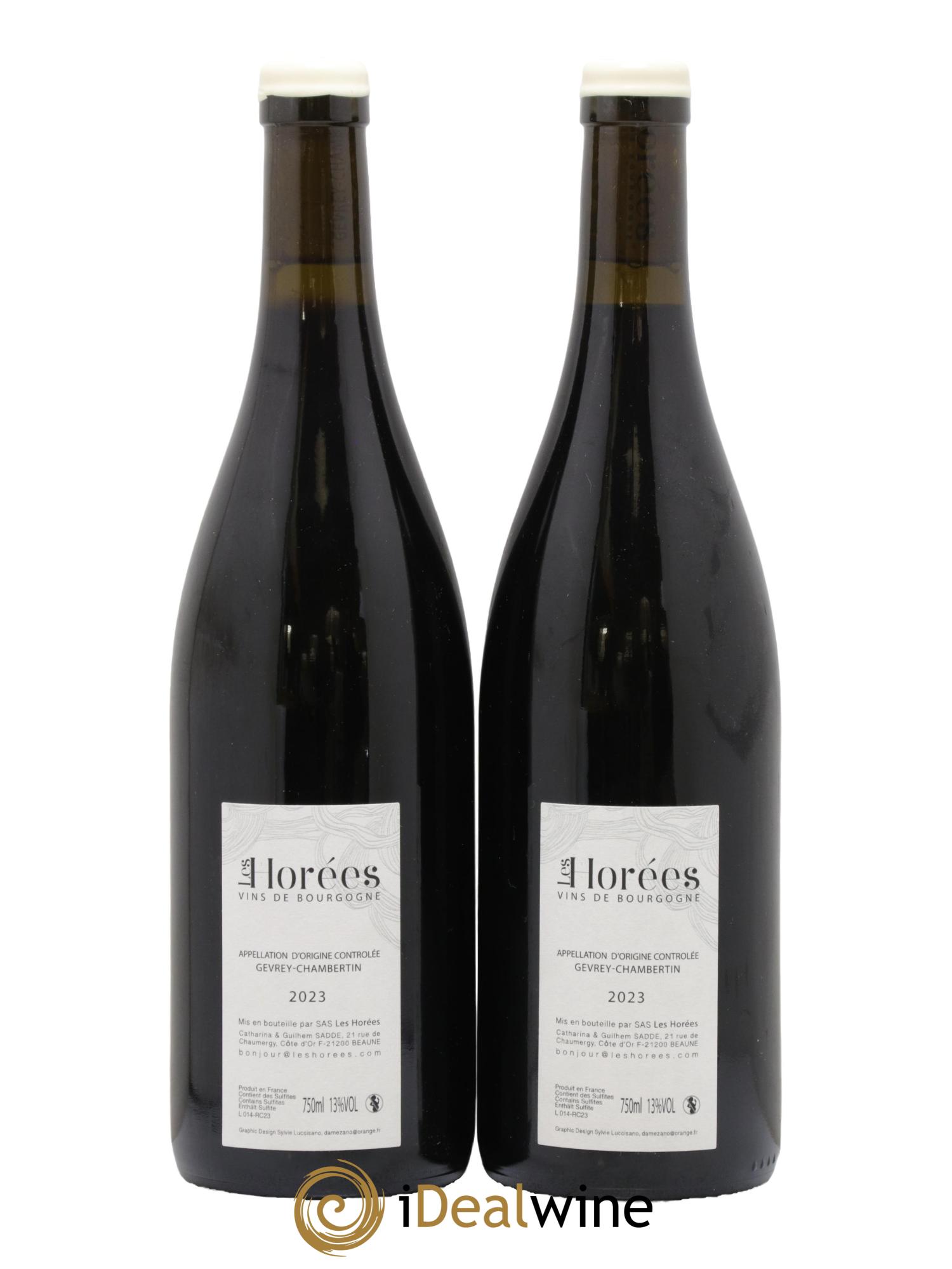 Gevrey-Chambertin J'écris ton nom Les Horées 2023 - Lot de 2 bouteilles - 1